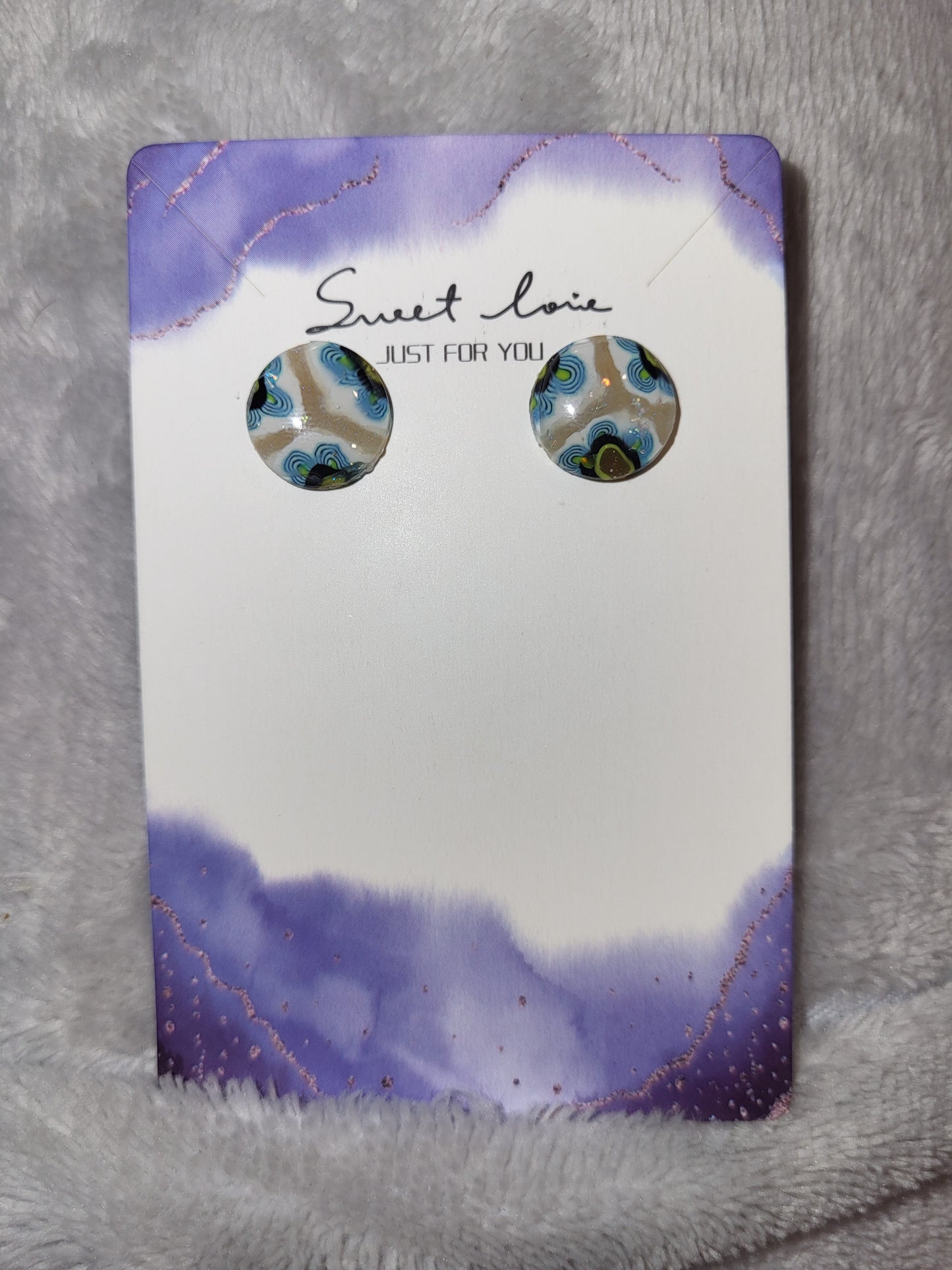 Handmade stud earrings