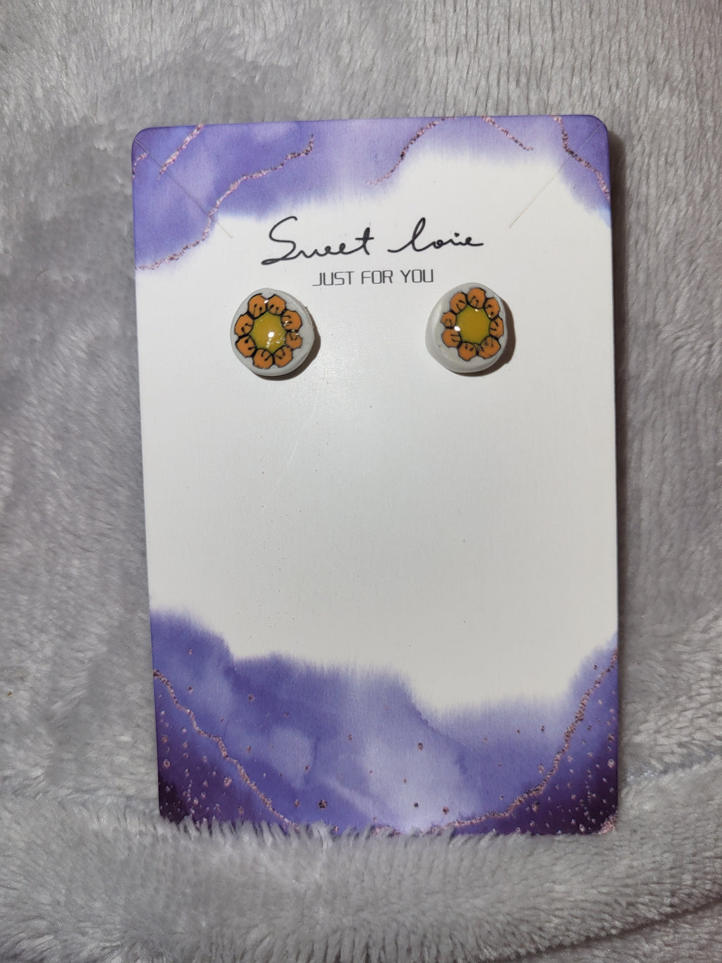 Handmade stud earrings