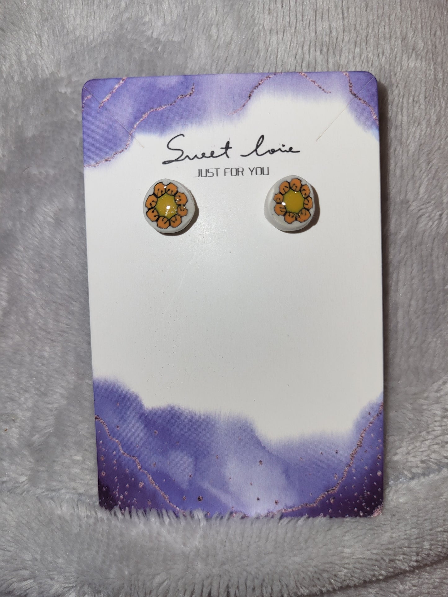 Handmade stud earrings