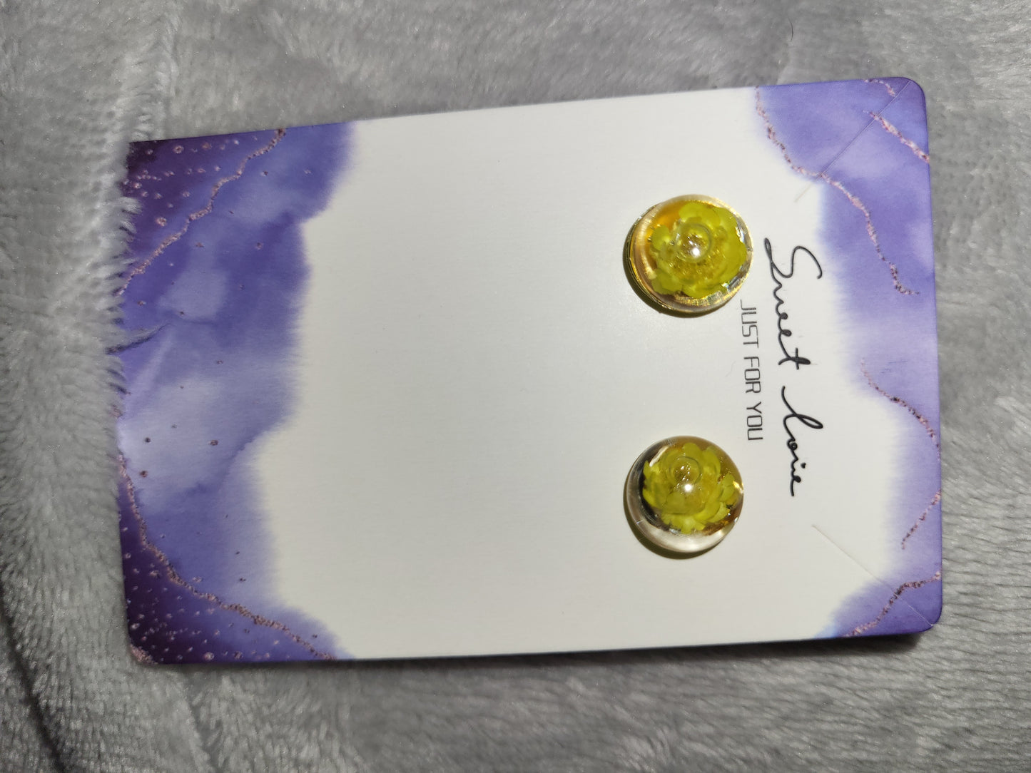 Handmade stud earrings