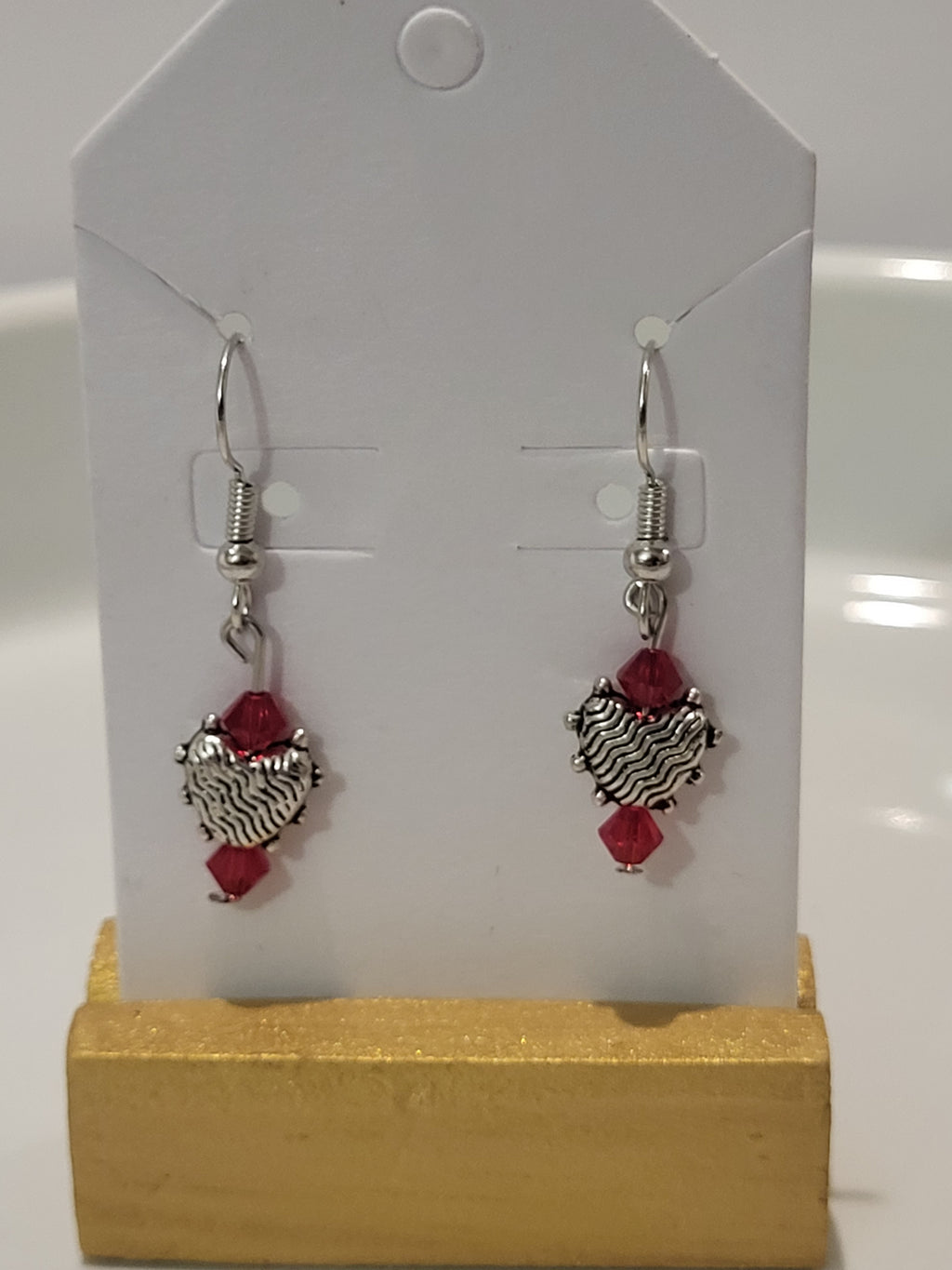 Valentine's day inspired earrings ♡