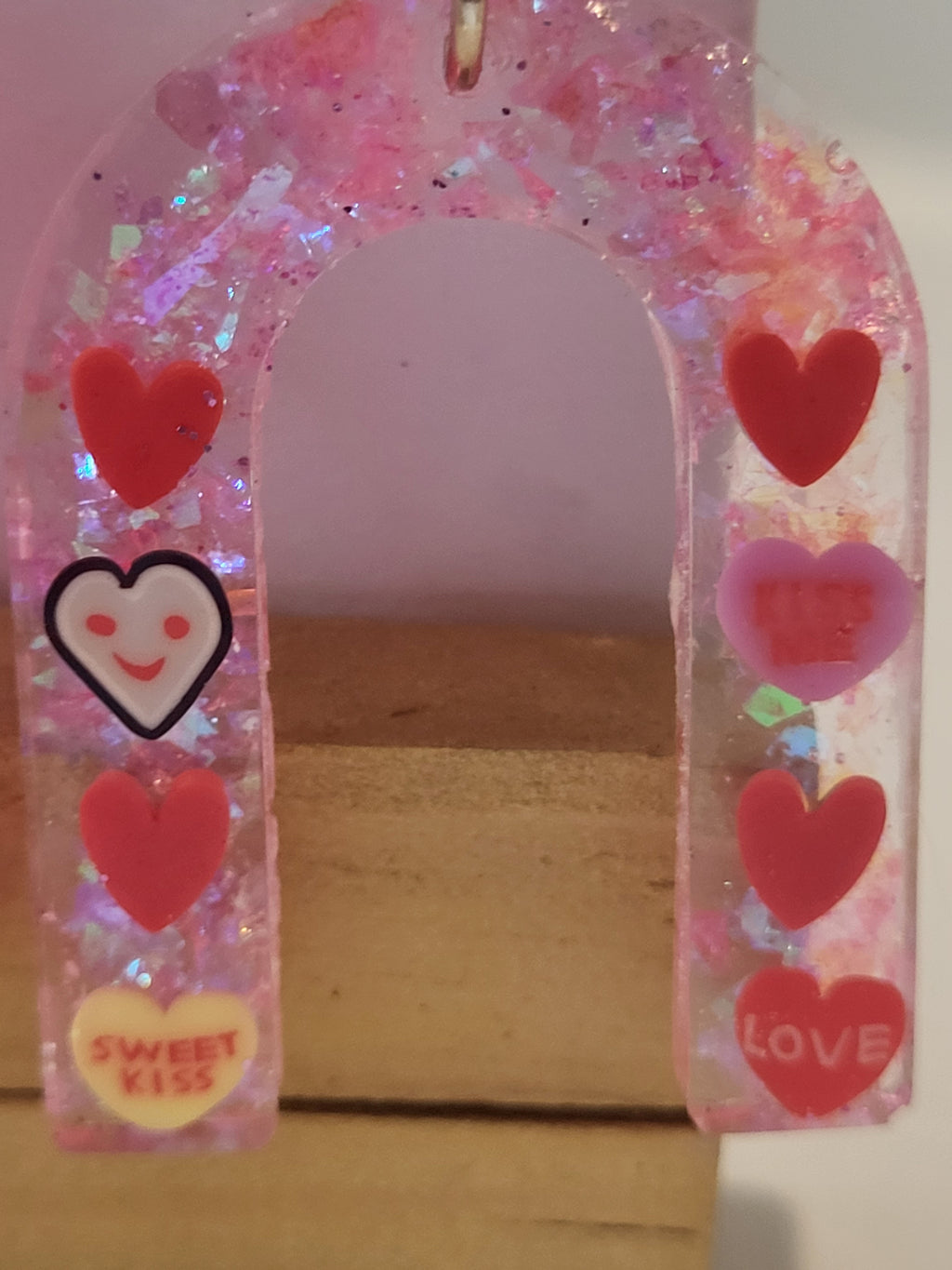 Valentine's day inspired earrings