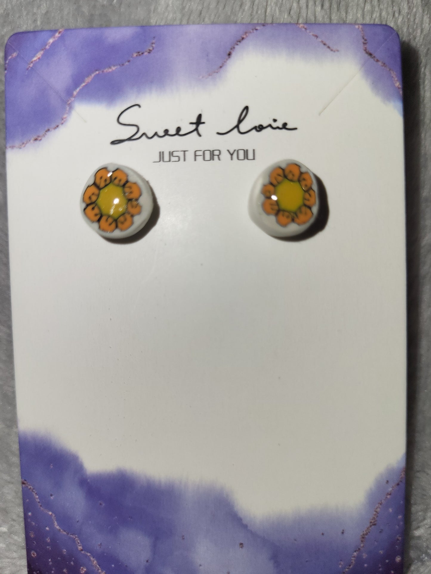 Handmade stud earrings