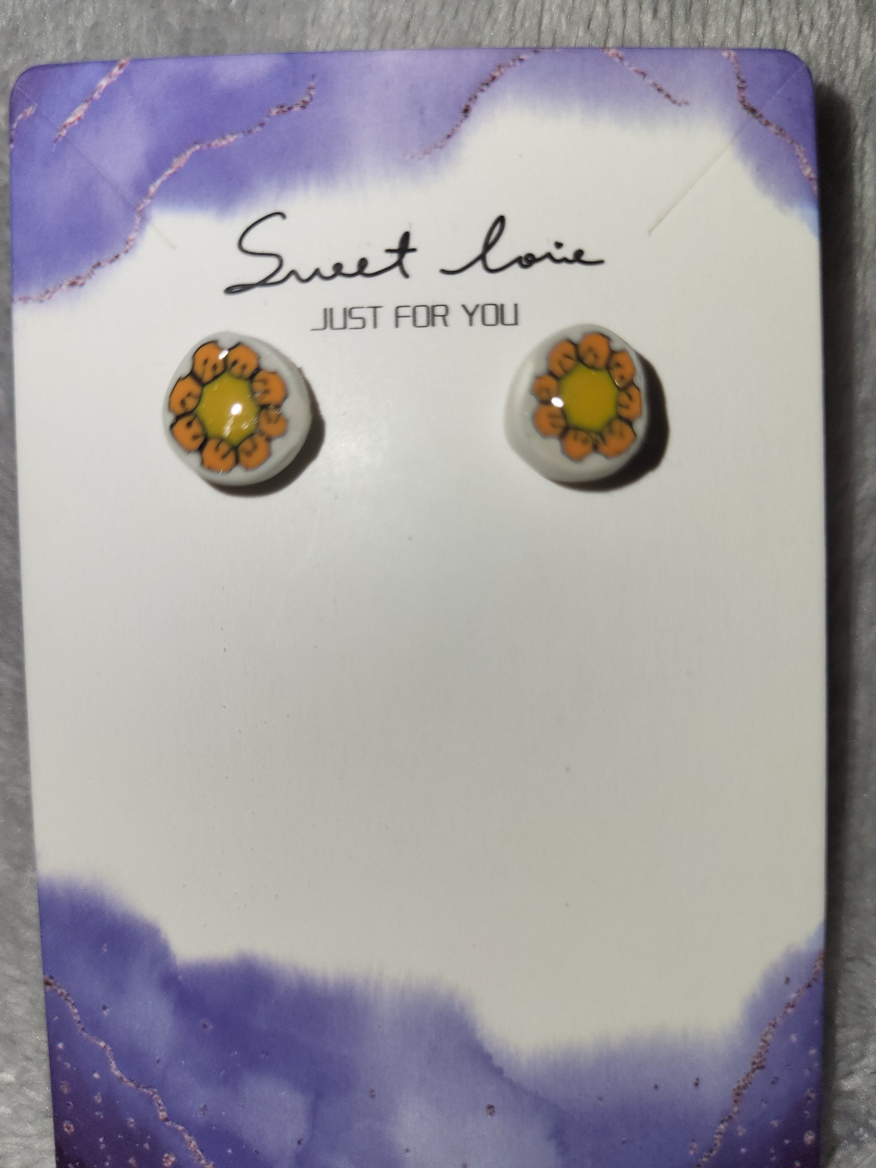 Handmade stud earrings