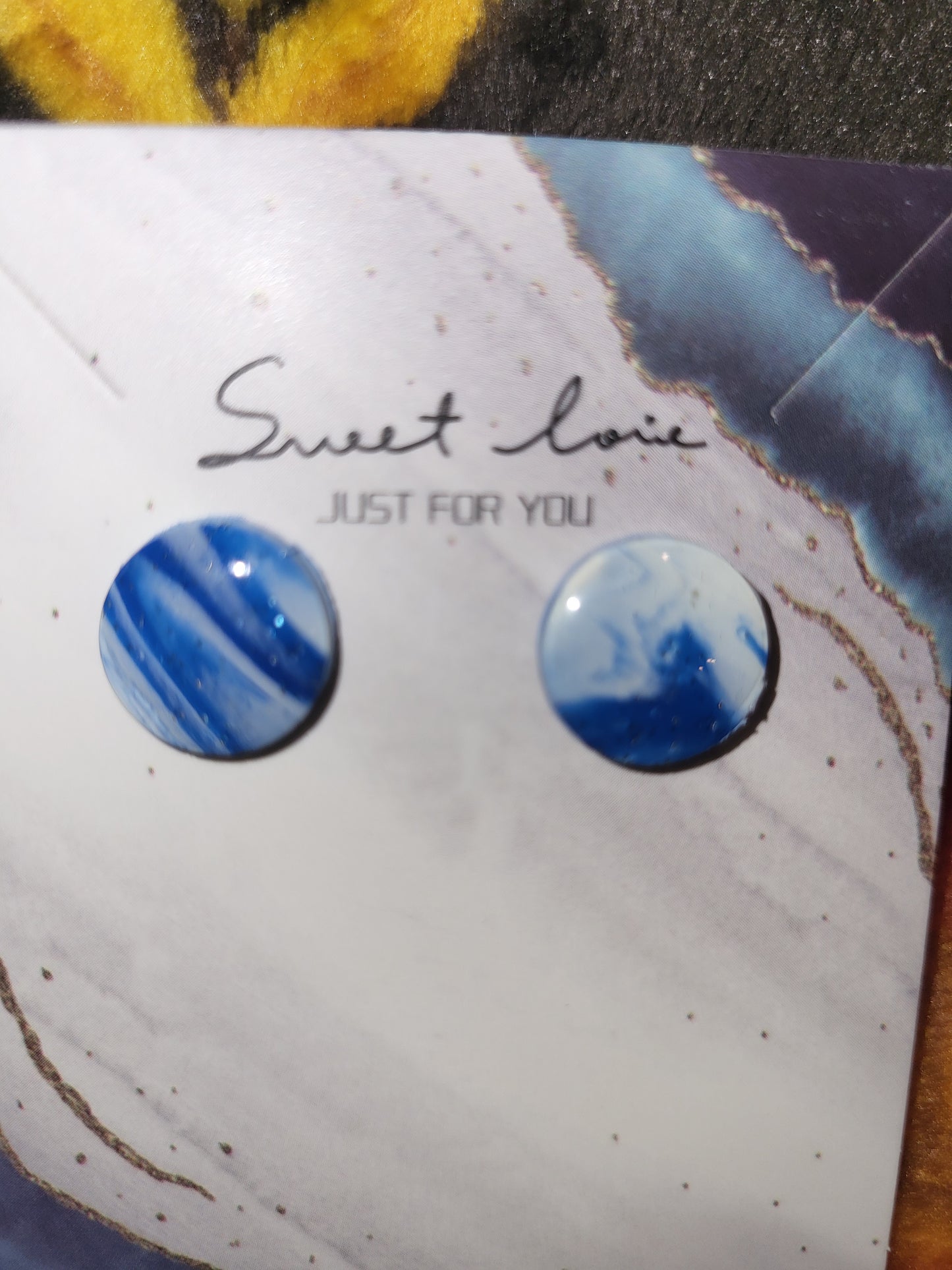 Handmade stud earrings