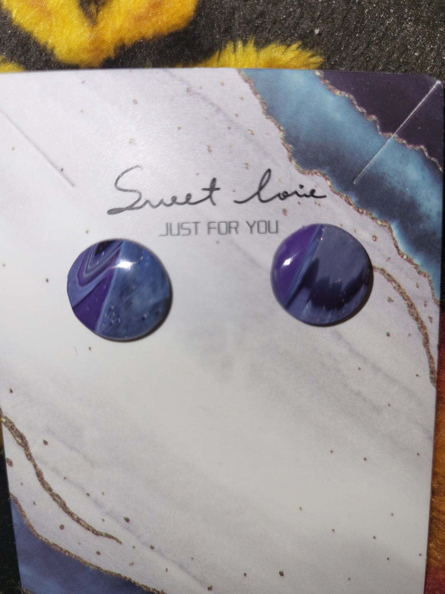 Handmade stud earrings