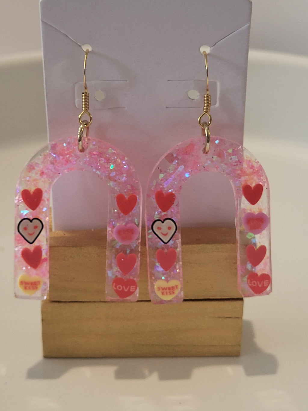 Valentine's day inspired earrings