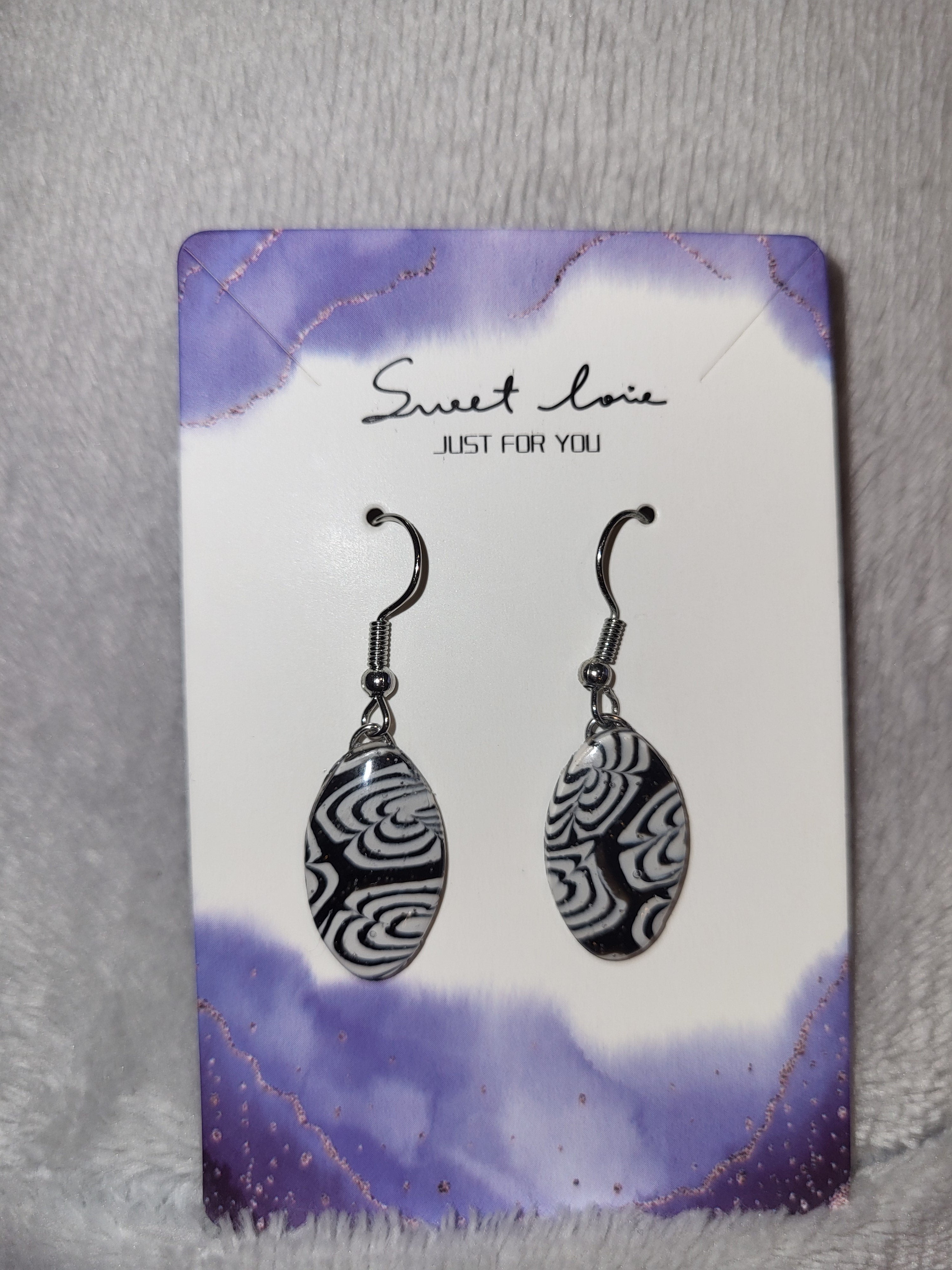 Black & white, homemade jewelry