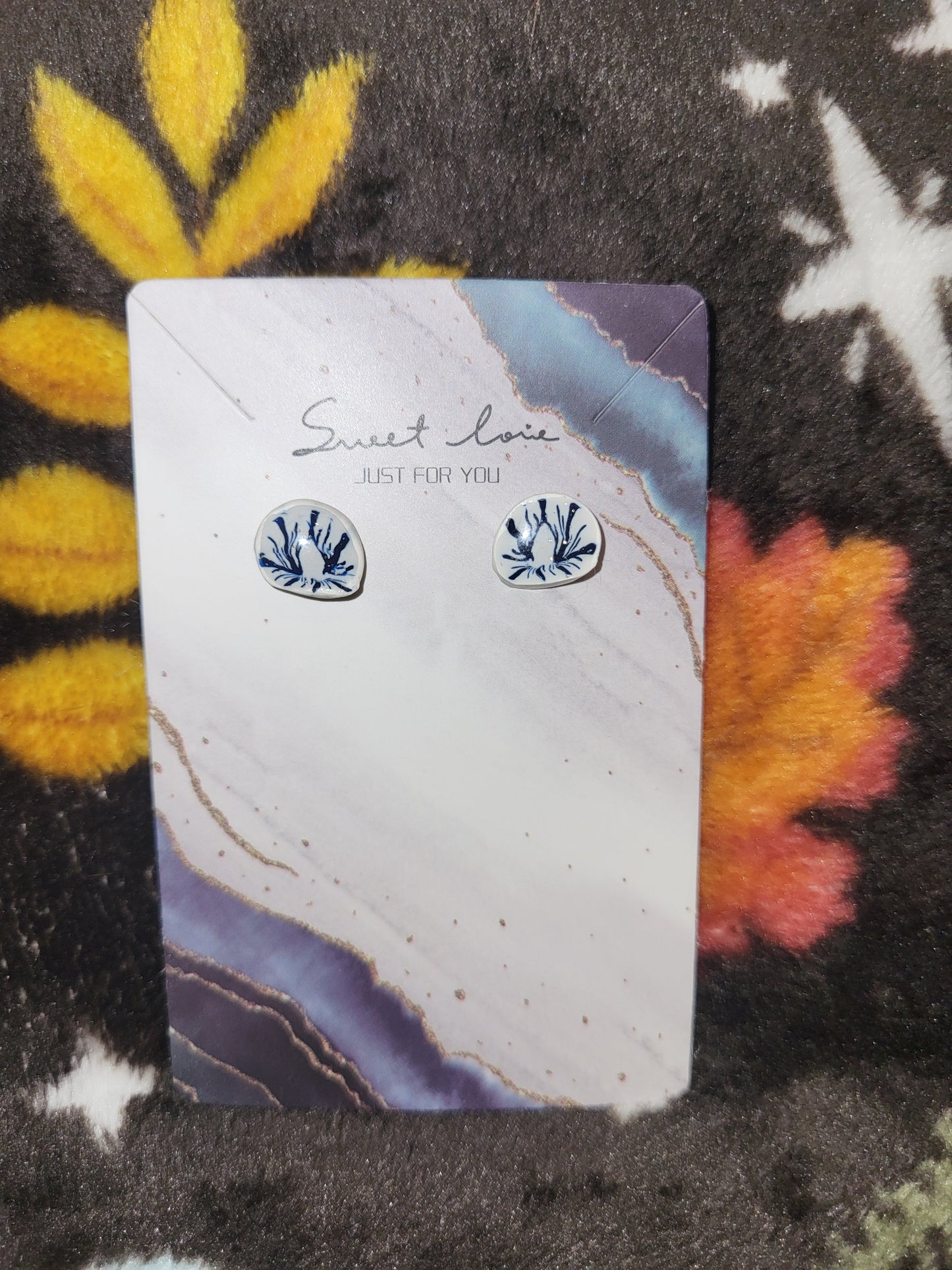 Handmade stud earrings