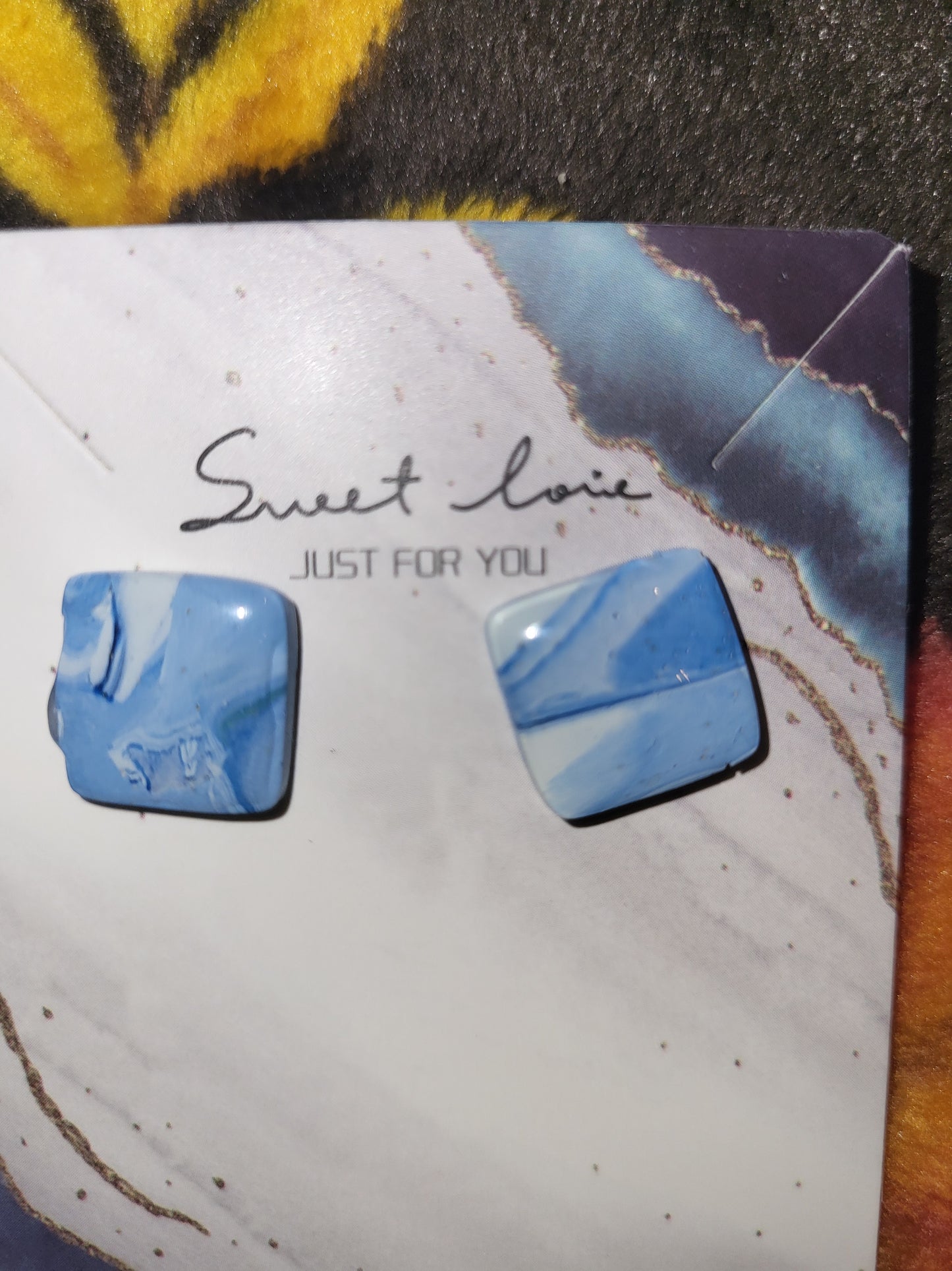 Handmade stud earrings