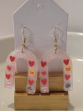 Valentine's day inspired earrings
