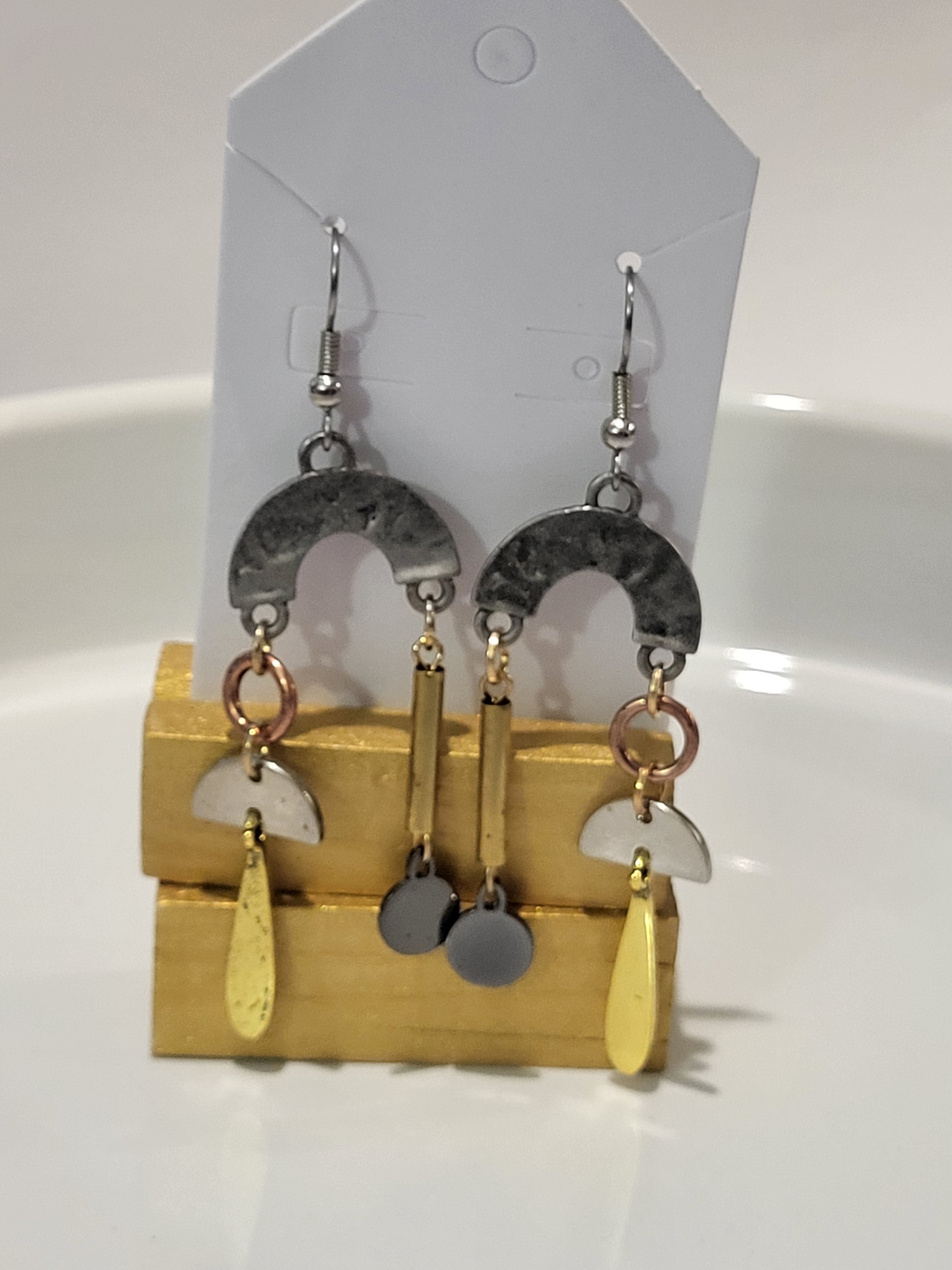 Funky earrings