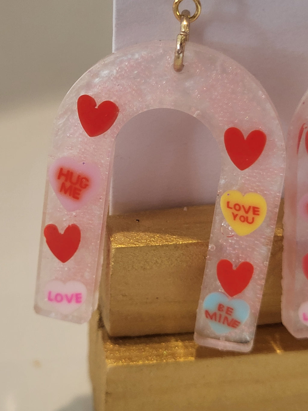 Valentine's day inspired earrings