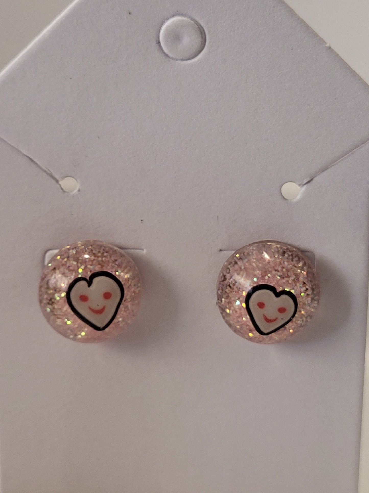 Valentine's day inspired studded earrings