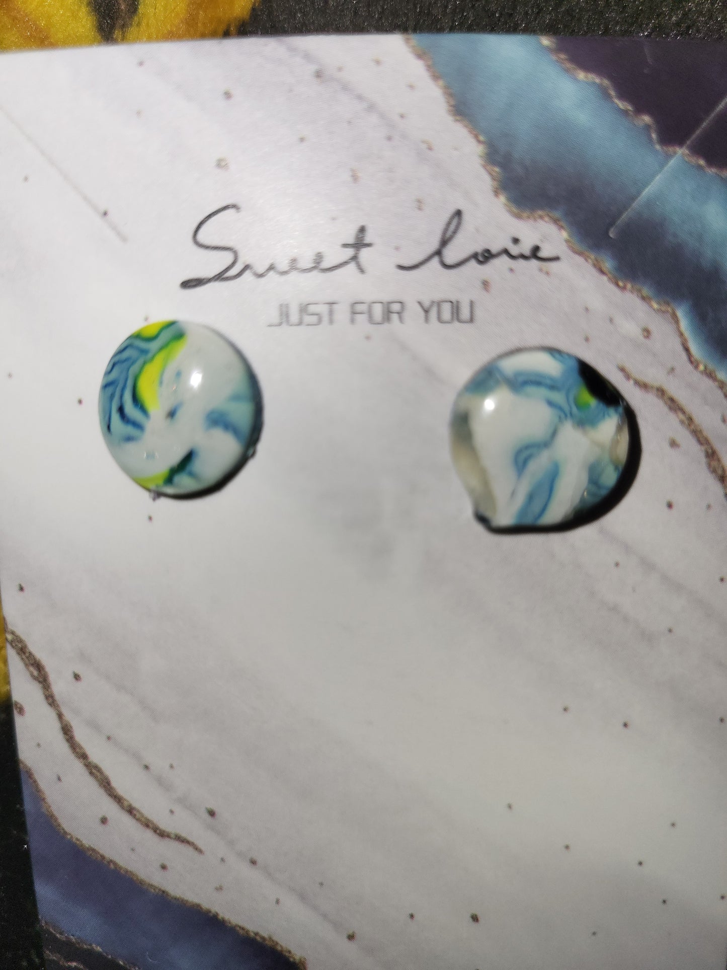 Handmade stud earrings