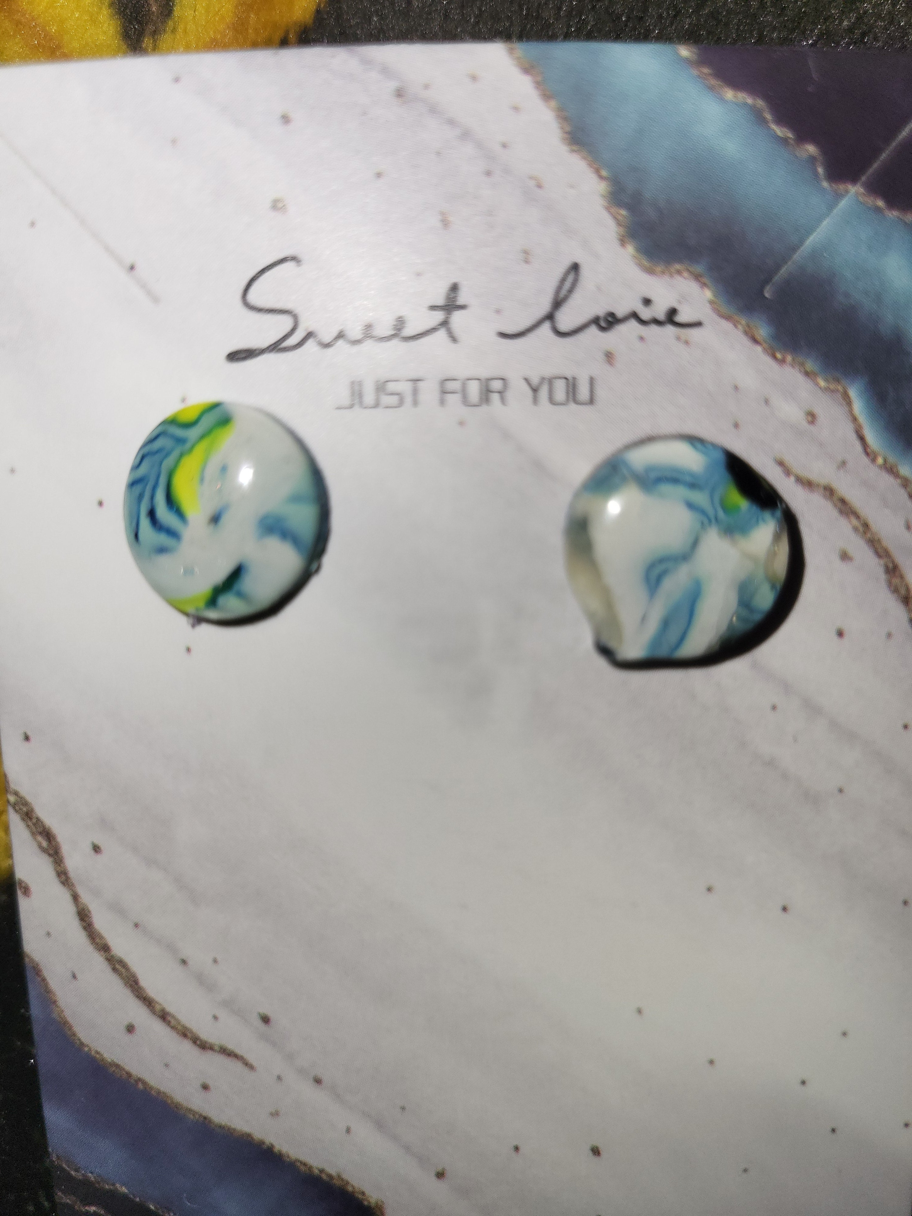 Handmade stud earrings