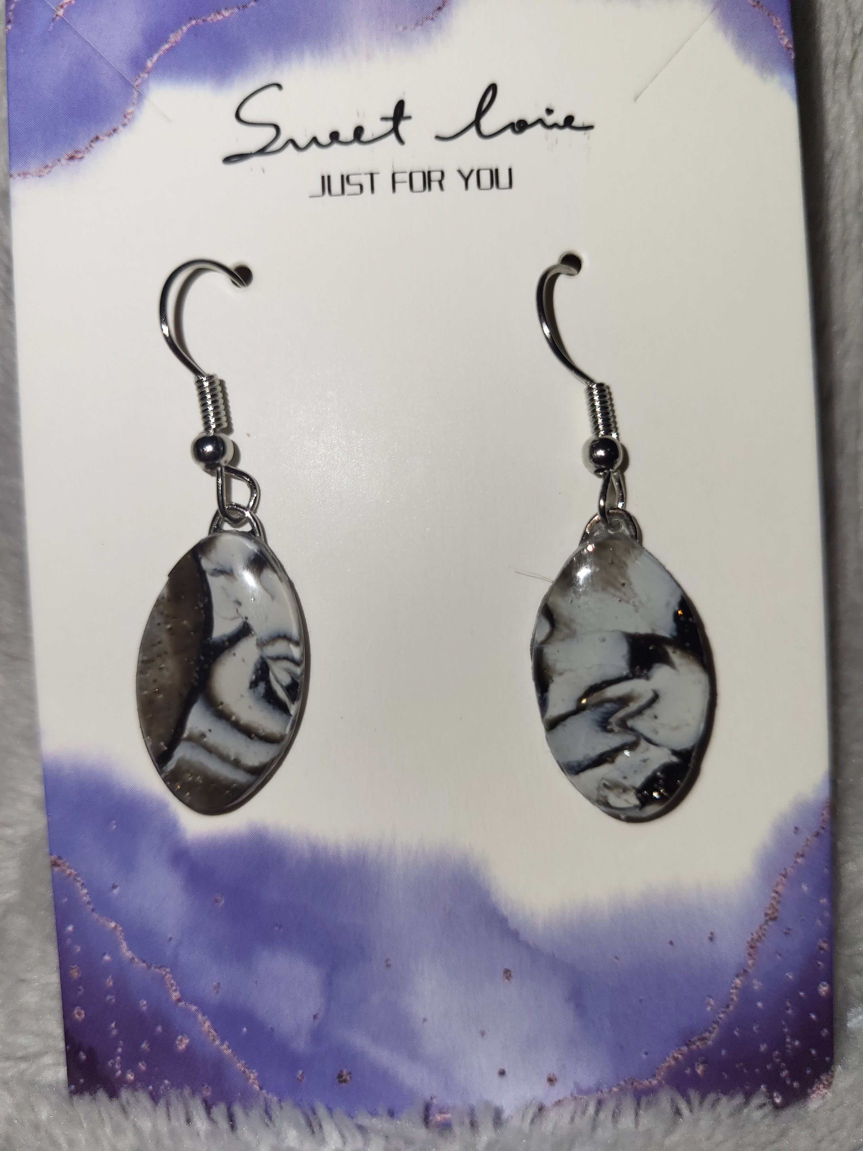 Black & white, homemade jewelry