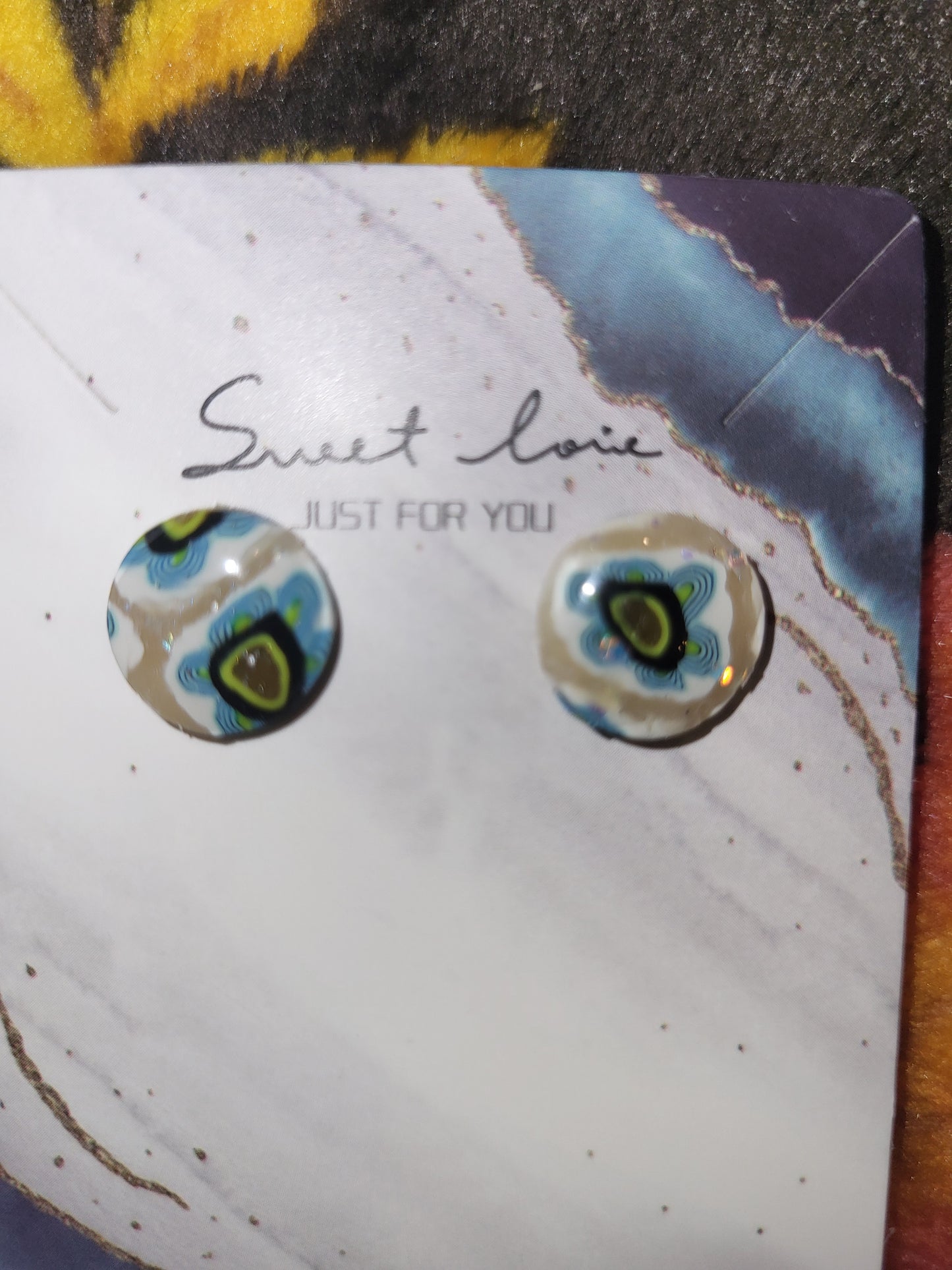 Handmade stud earrings