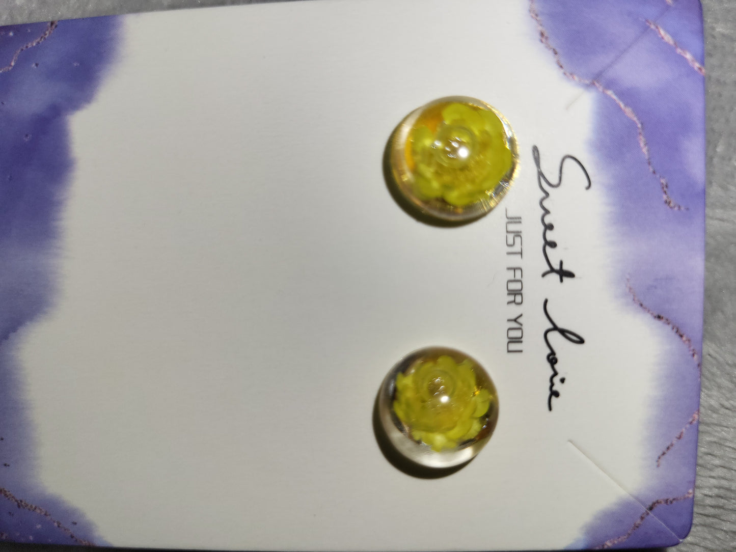 Handmade stud earrings