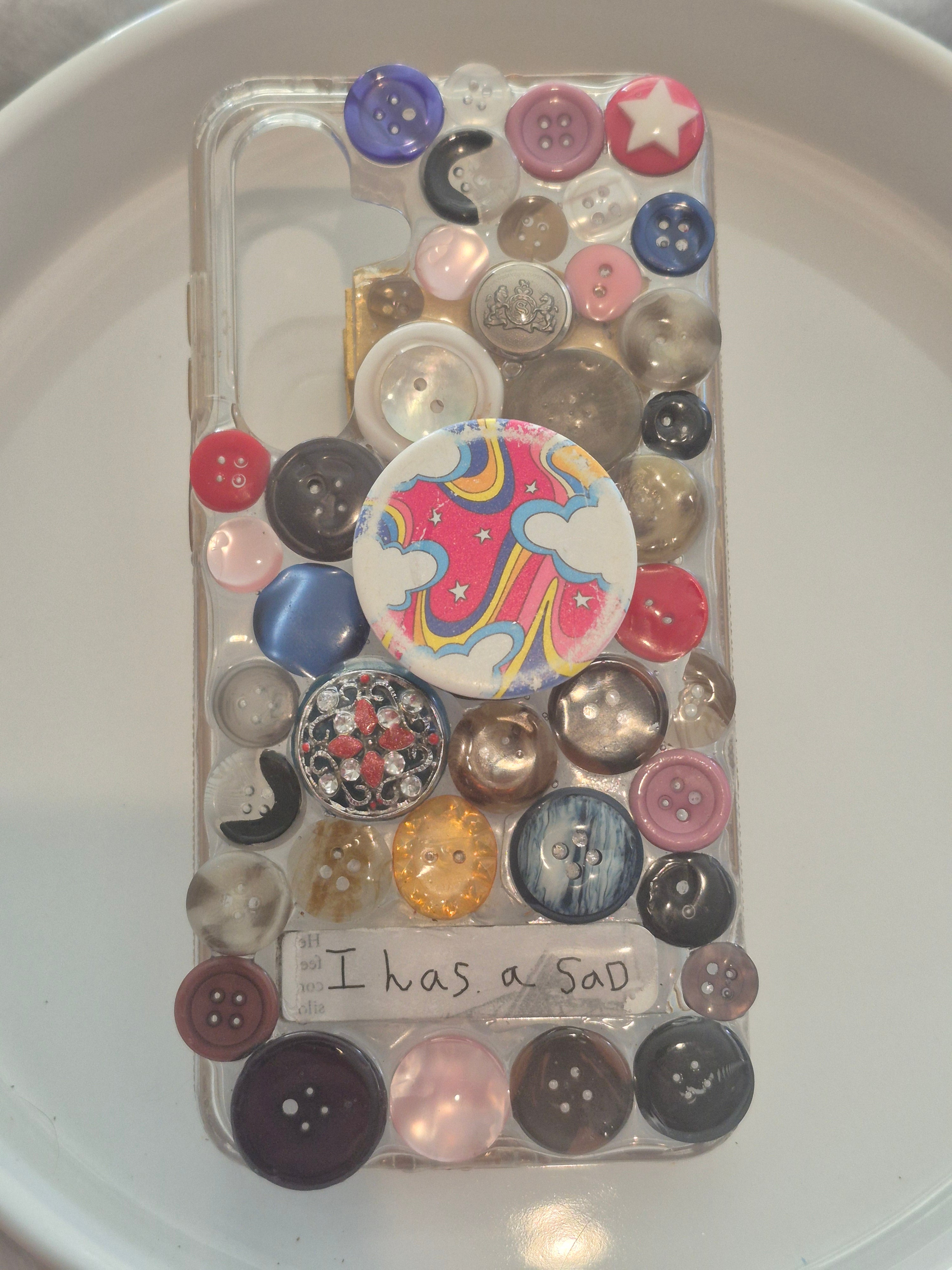 Button phone case♡