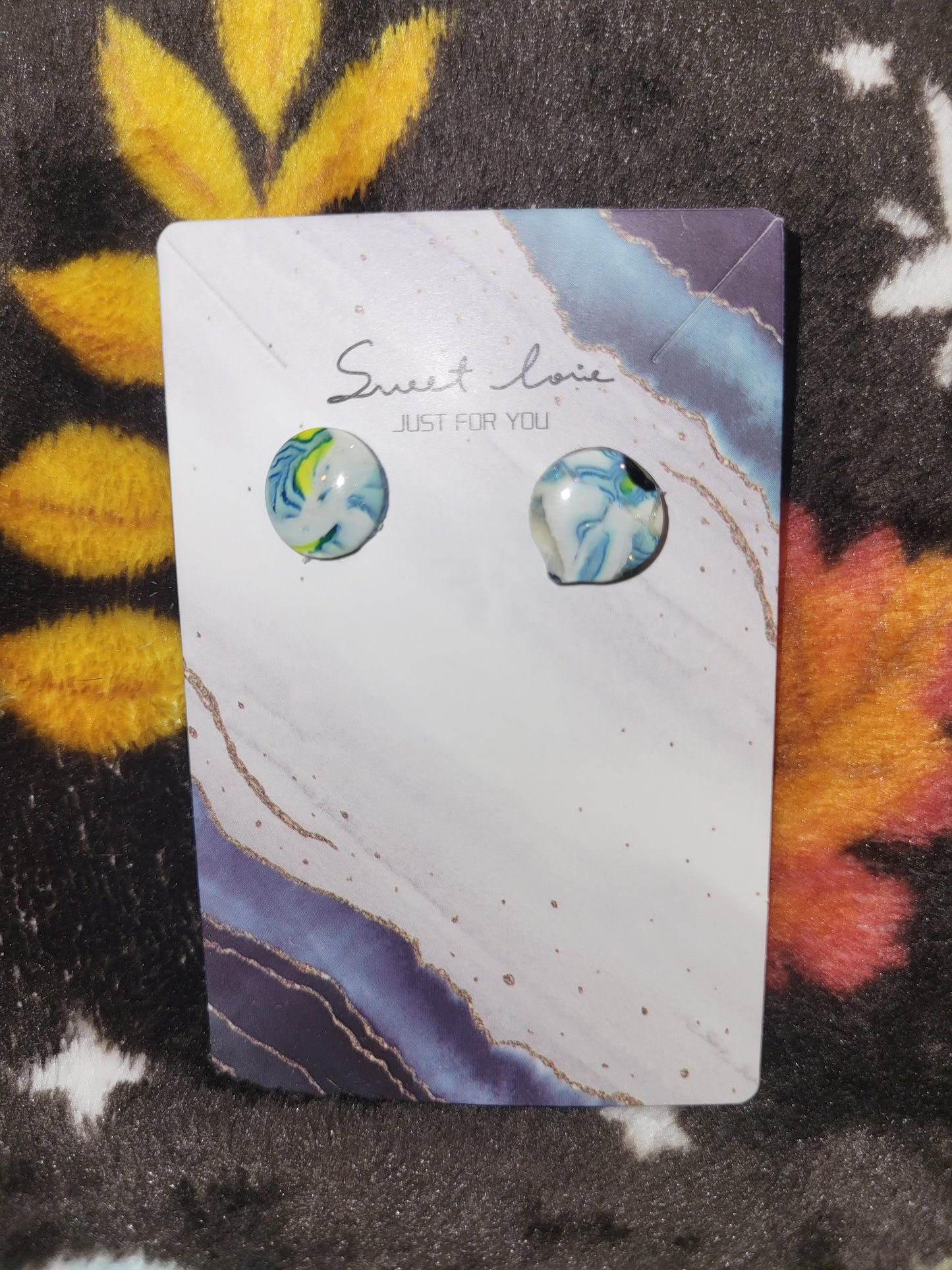 Handmade stud earrings