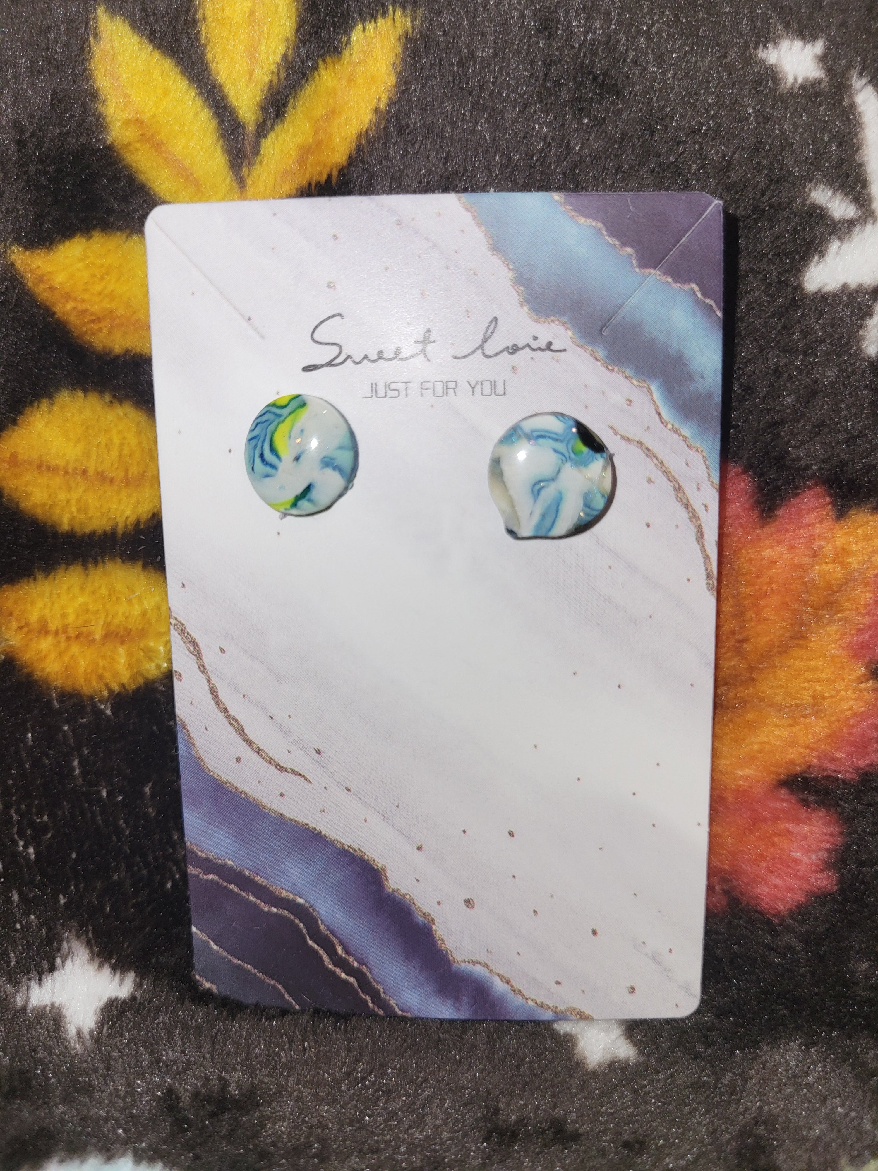 Handmade stud earrings