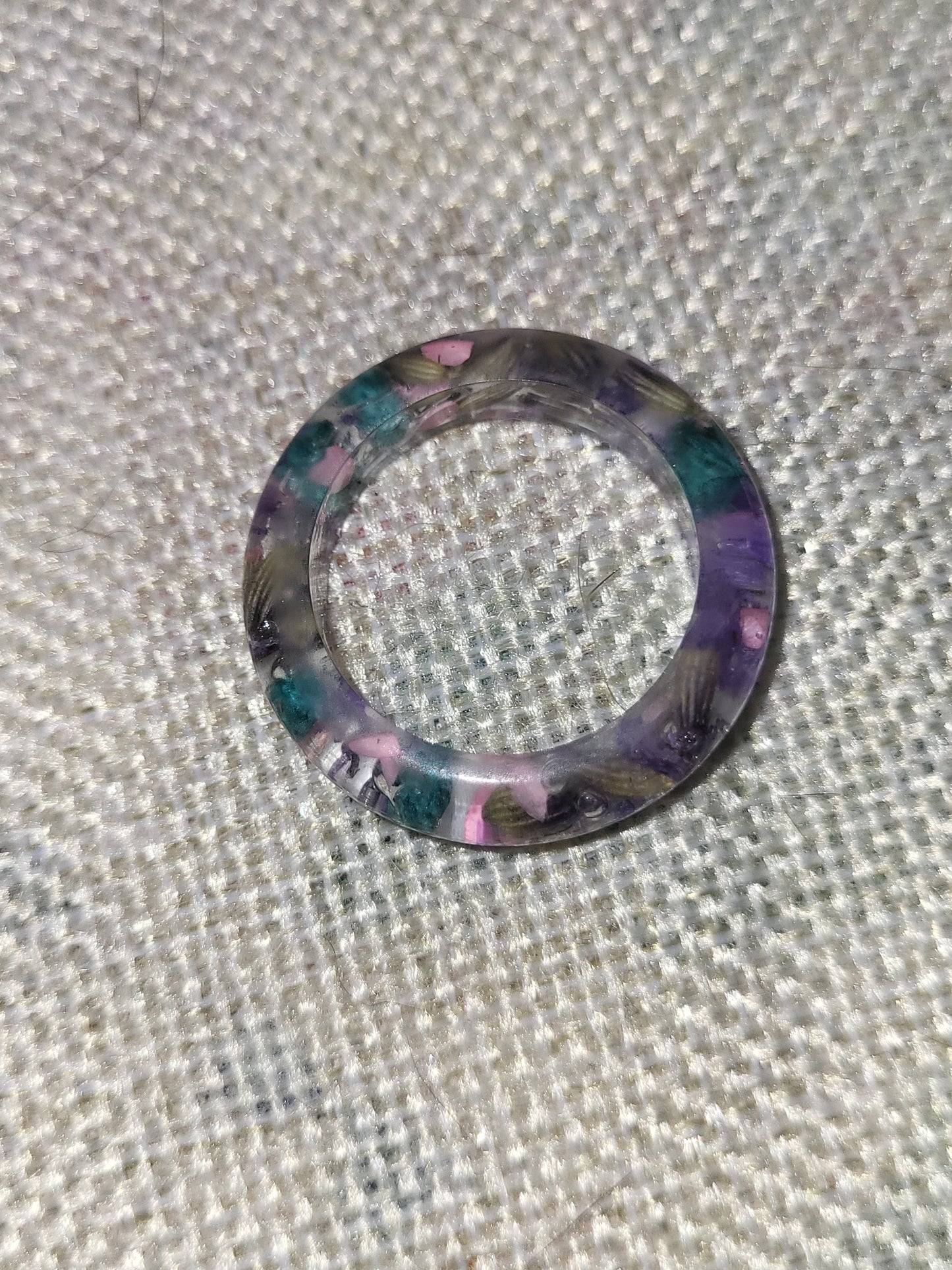 Homemade dried flower rings!