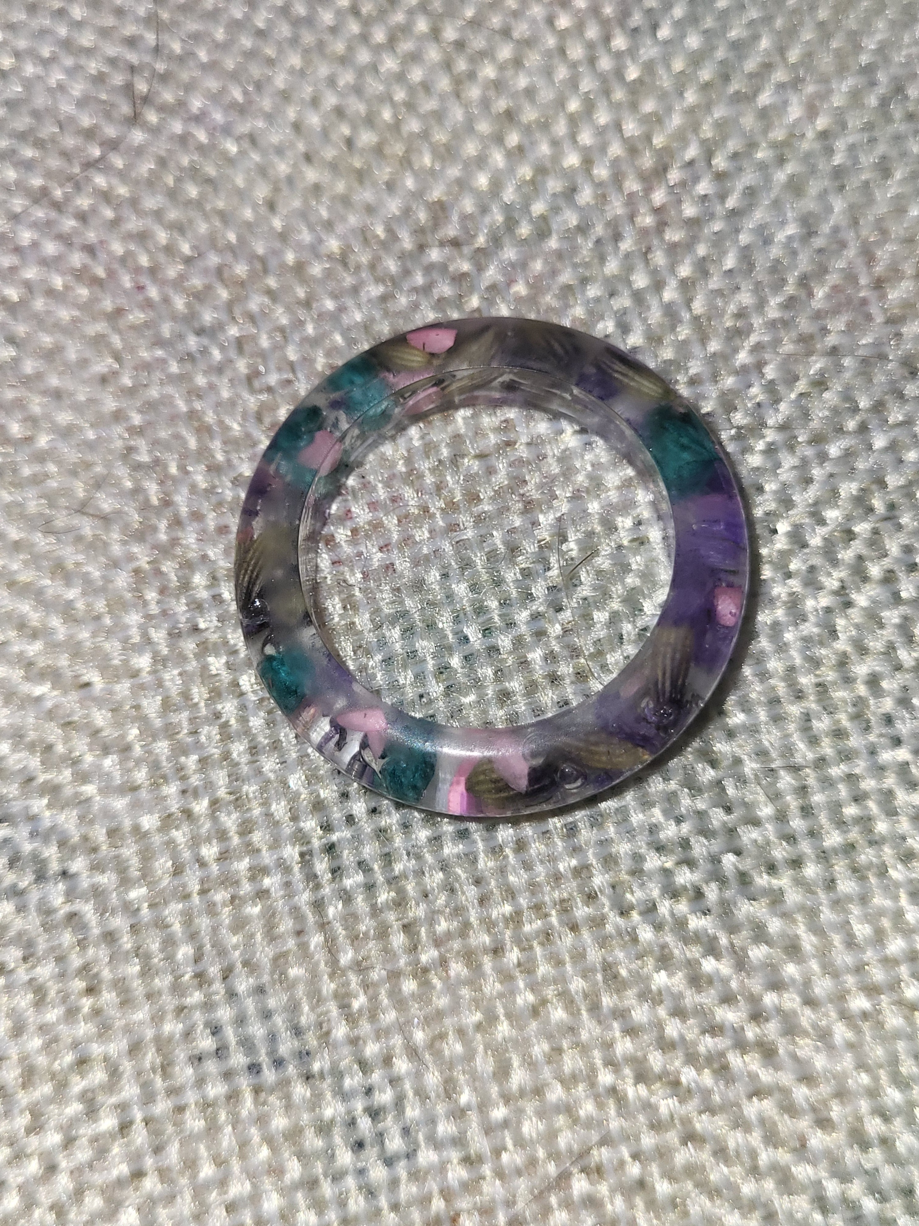 Homemade dried flower rings!