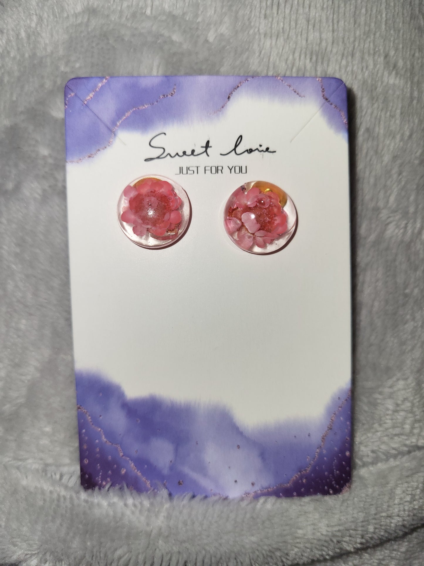 Handmade stud earrings