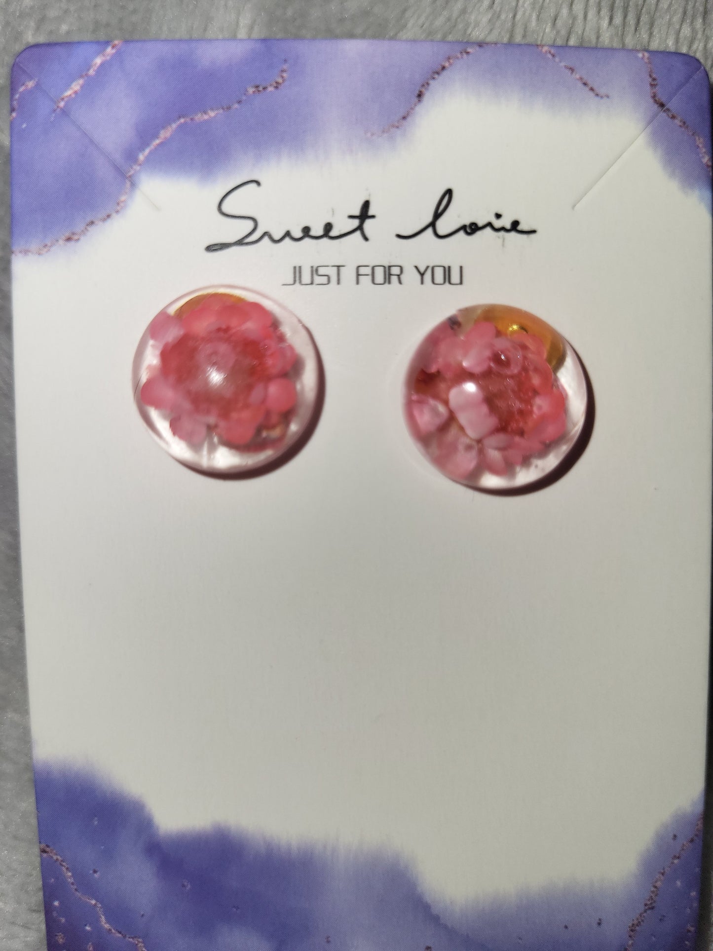 Handmade stud earrings