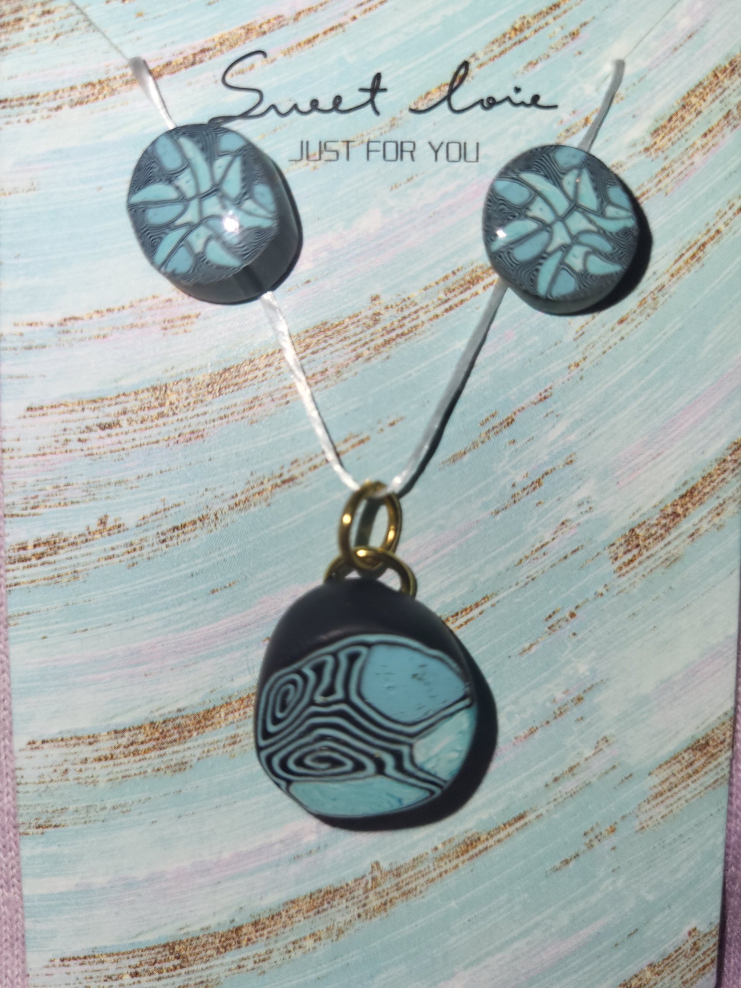 Homemade stud earring set