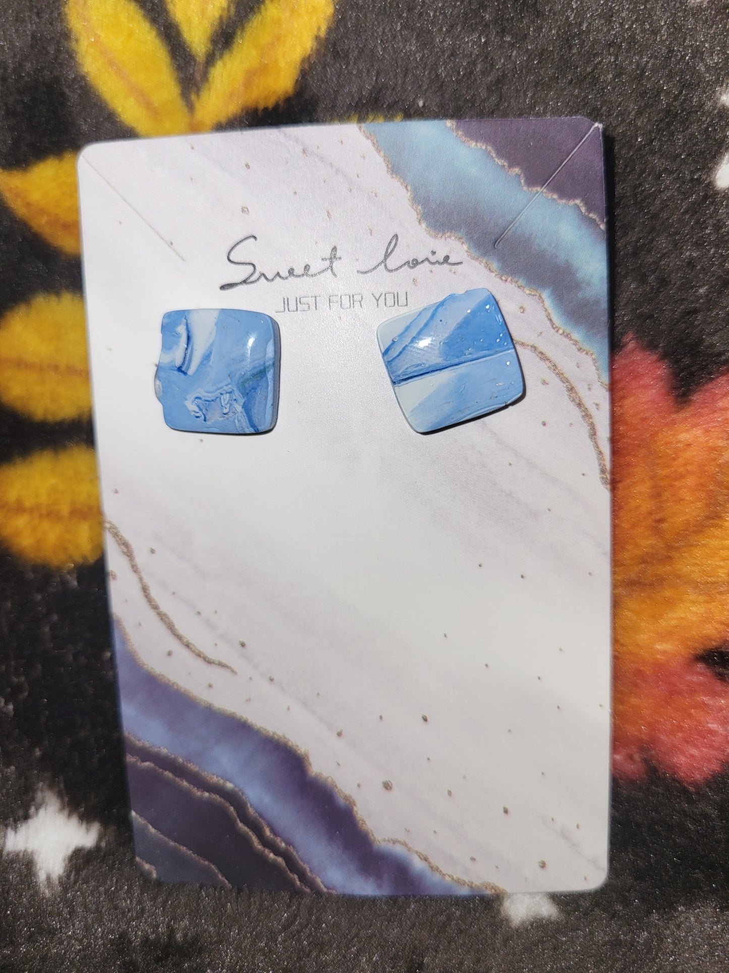 Handmade stud earrings