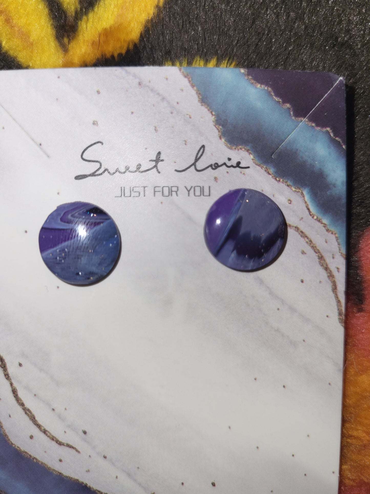 Handmade stud earrings