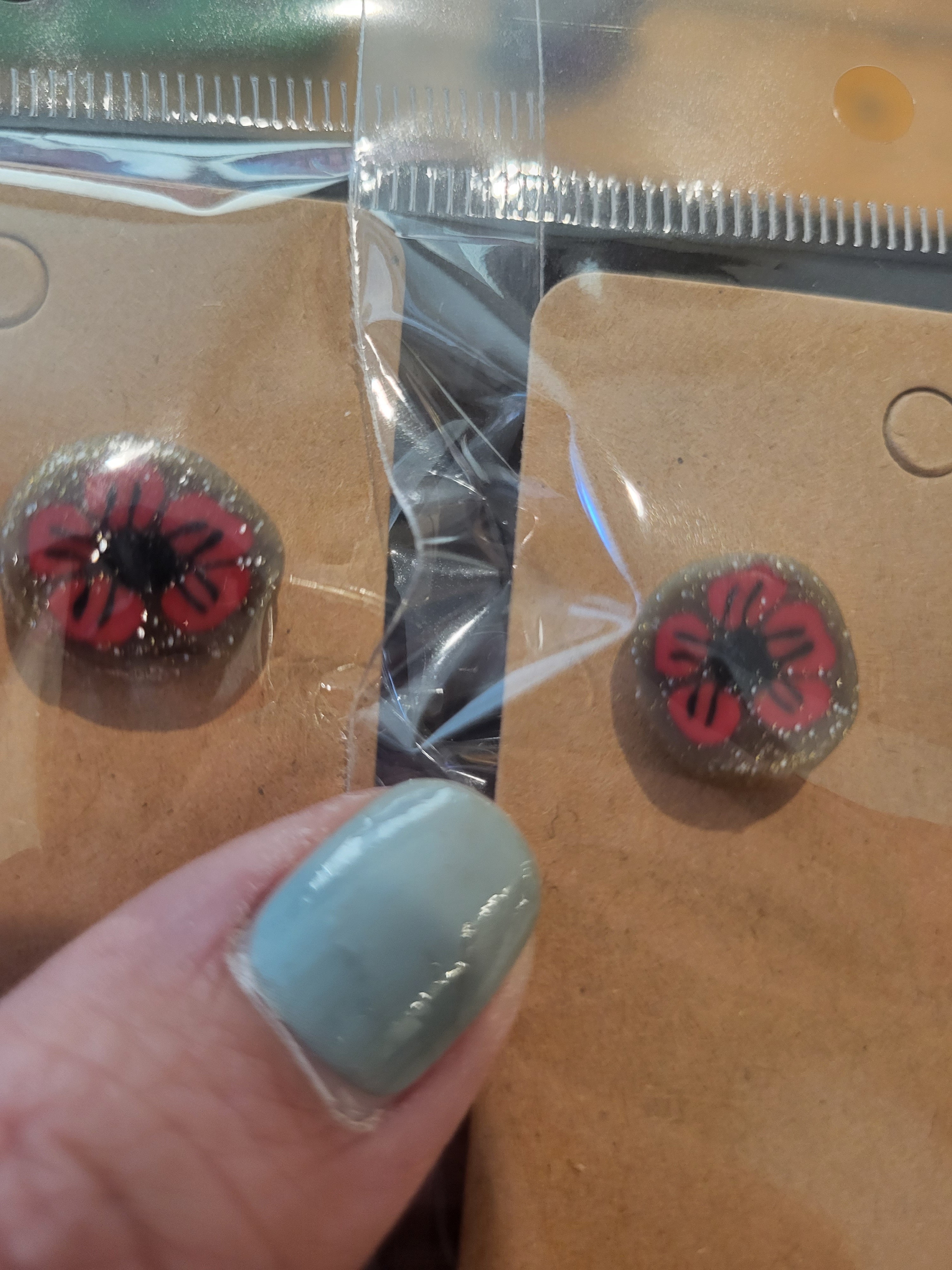 Flower earrings