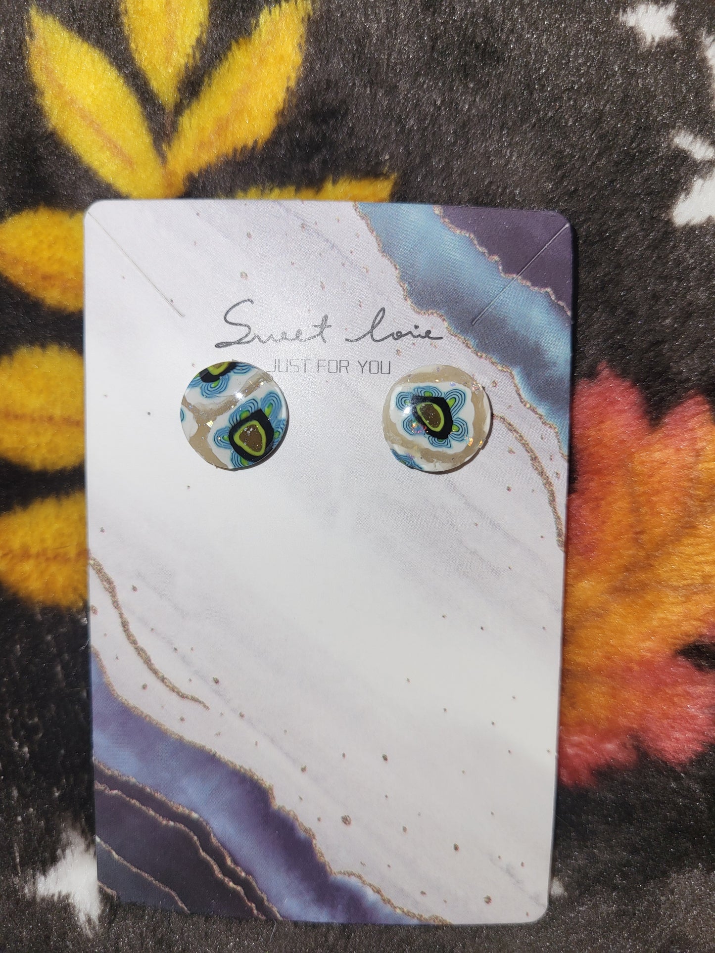 Handmade stud earrings