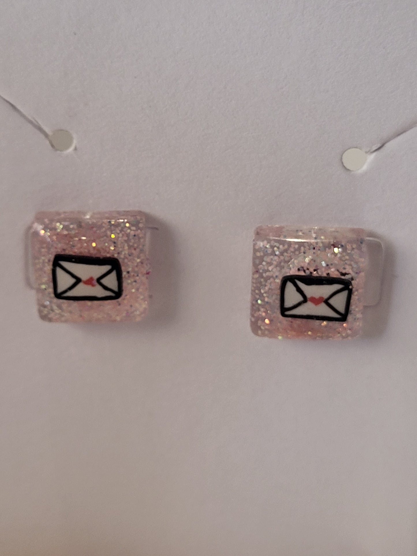 Valentine's day inspired studded earrings