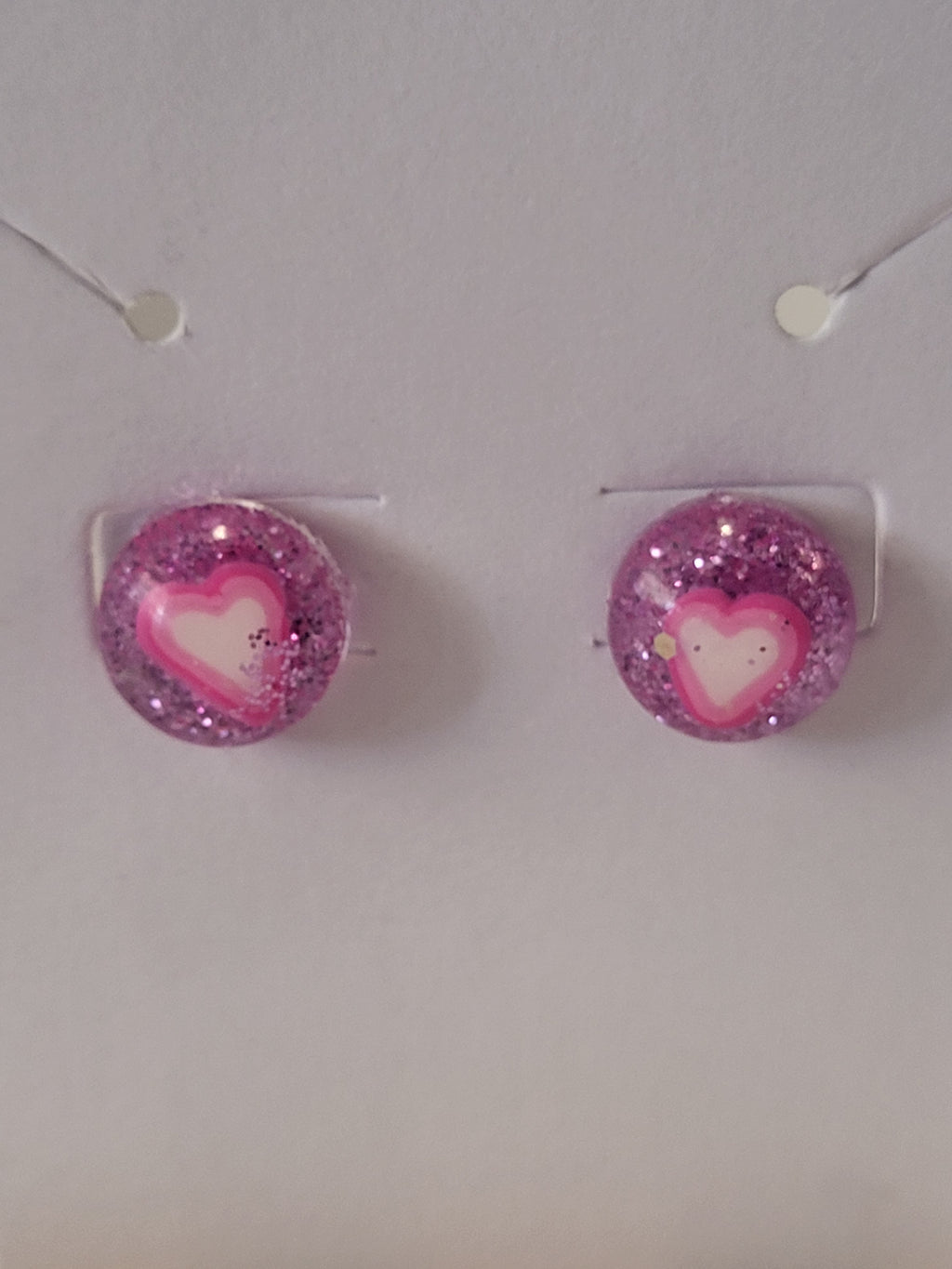Valentine's day inspired studded earrings