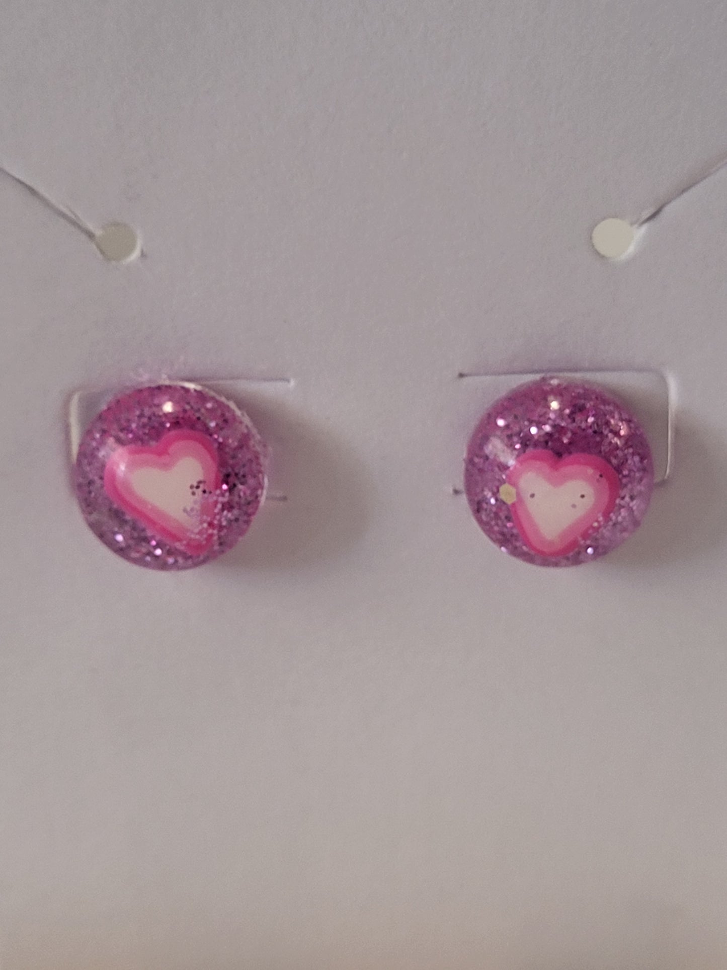 Valentine's day inspired studded earrings
