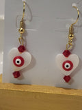 Valentine's day inspired earrings ❤️ 👁