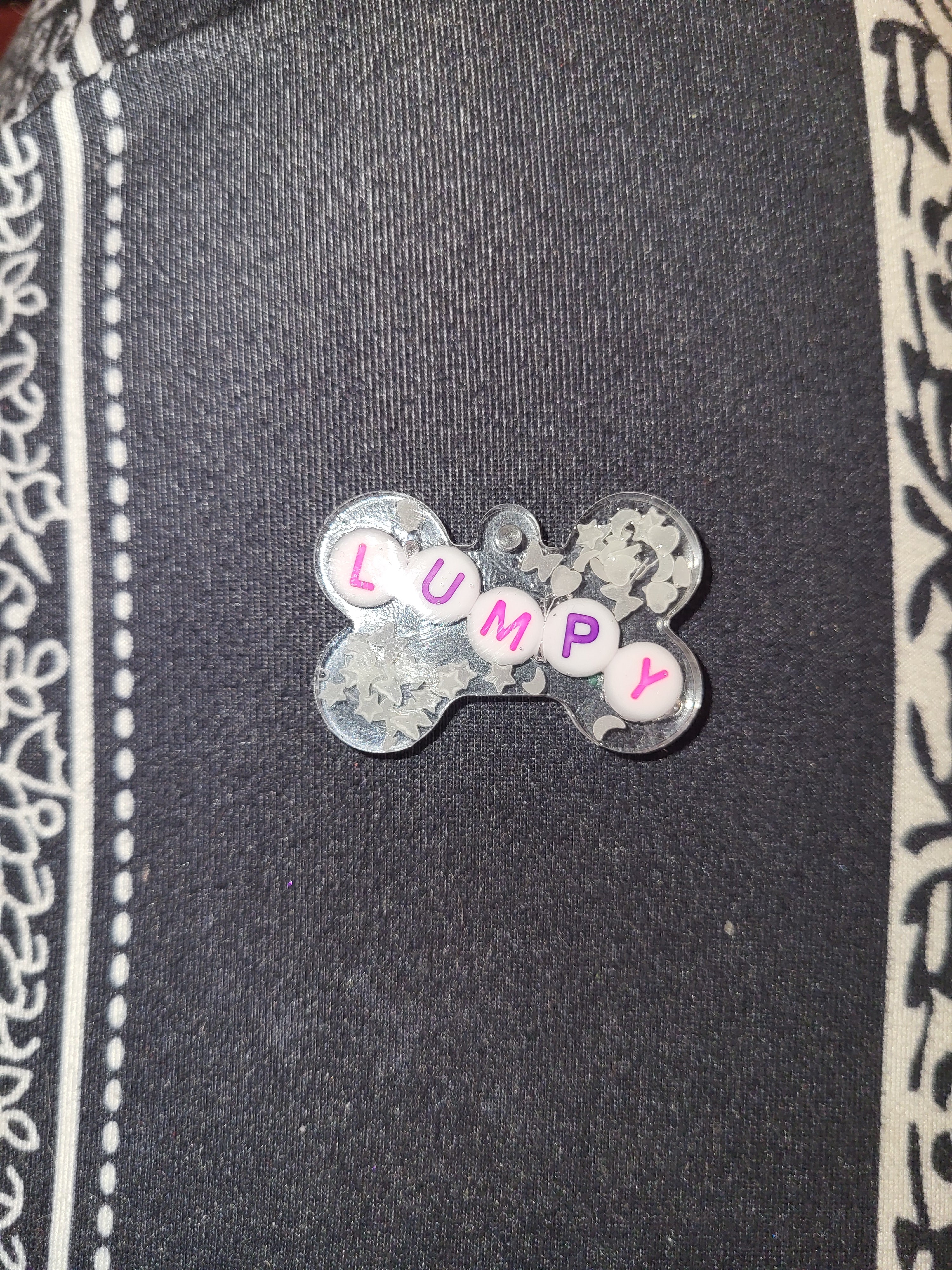 Homemade personalized animal tags