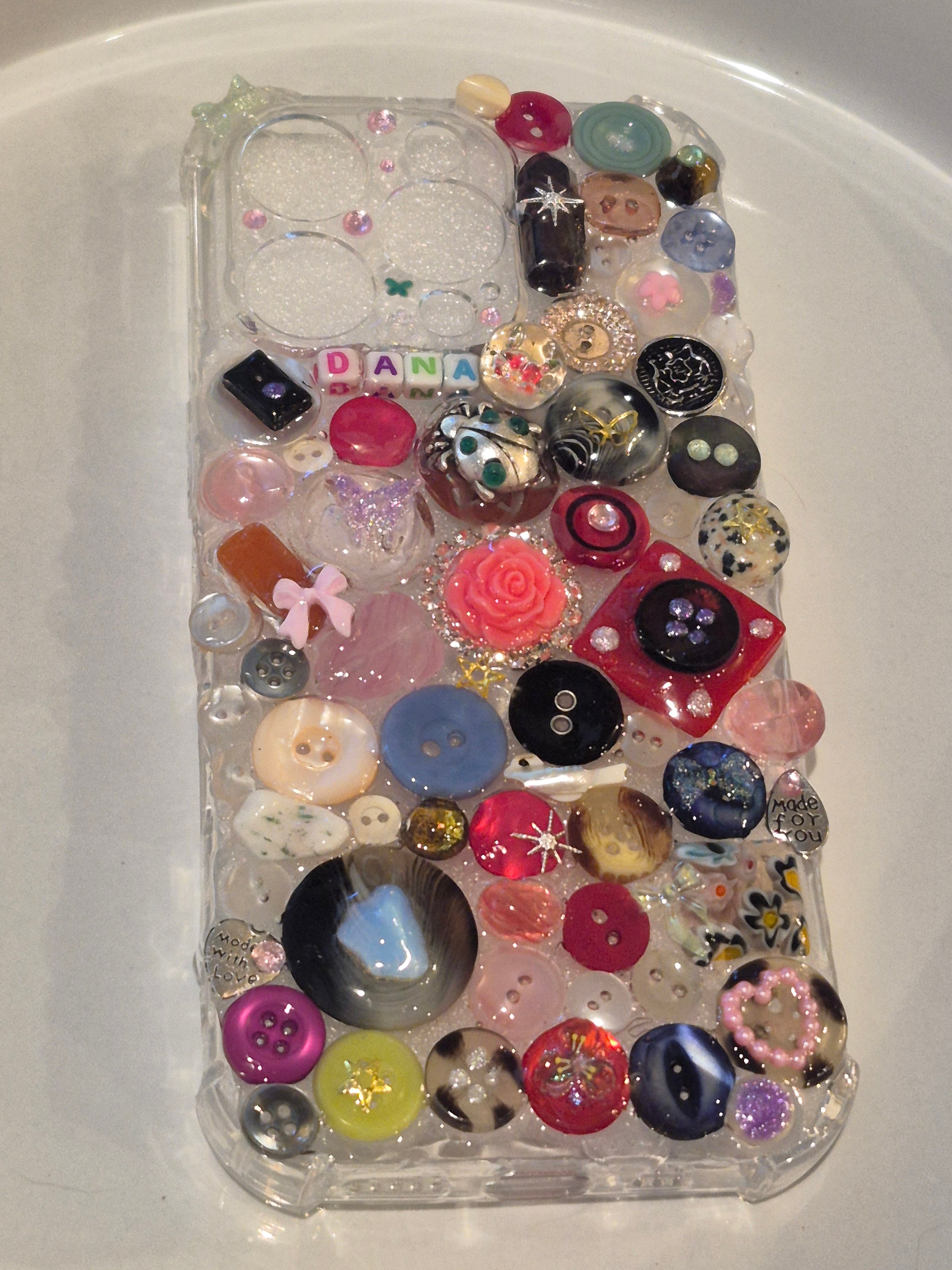 Button phone case♡