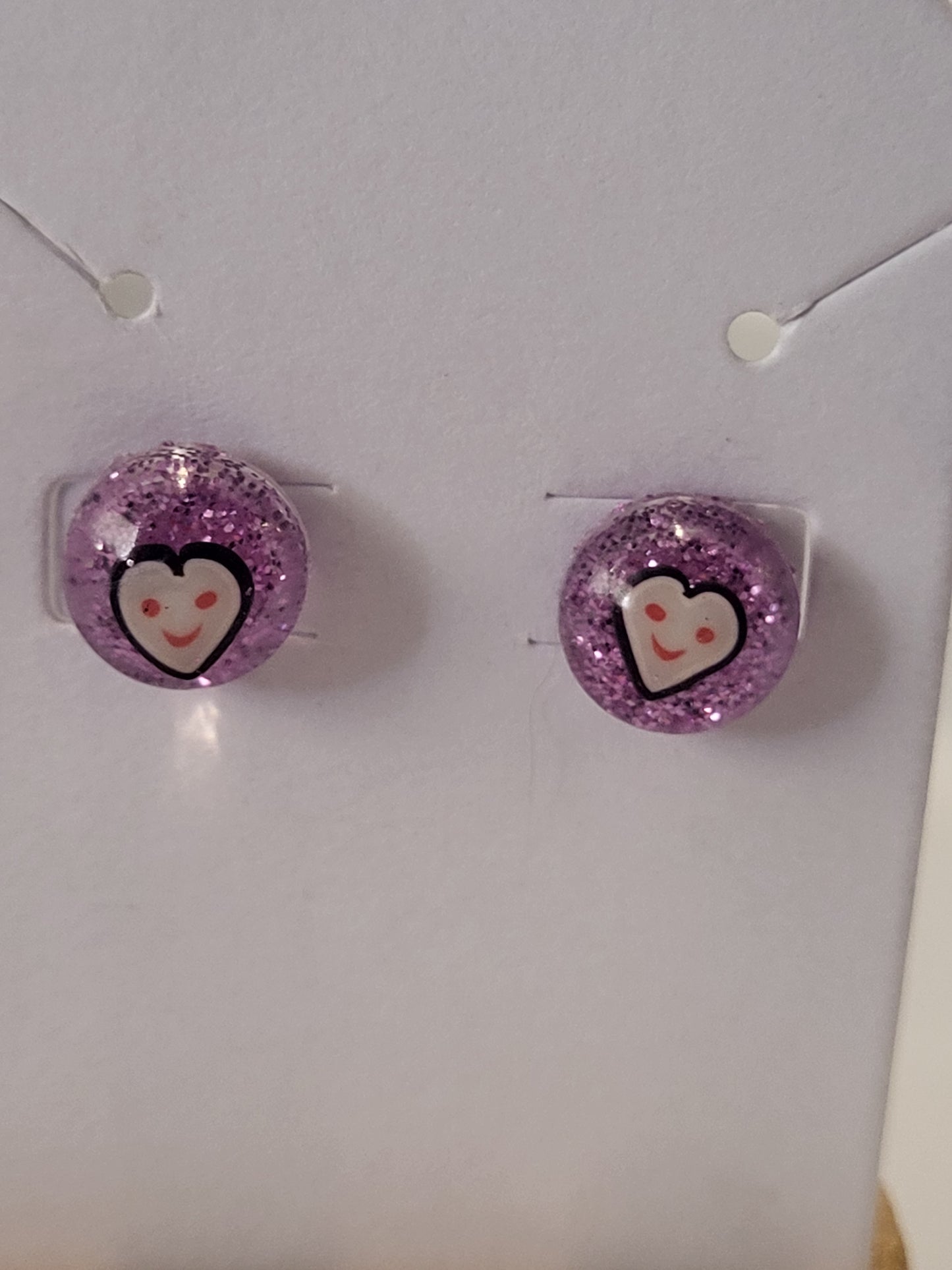 Valentine's day inspired studded earrings
