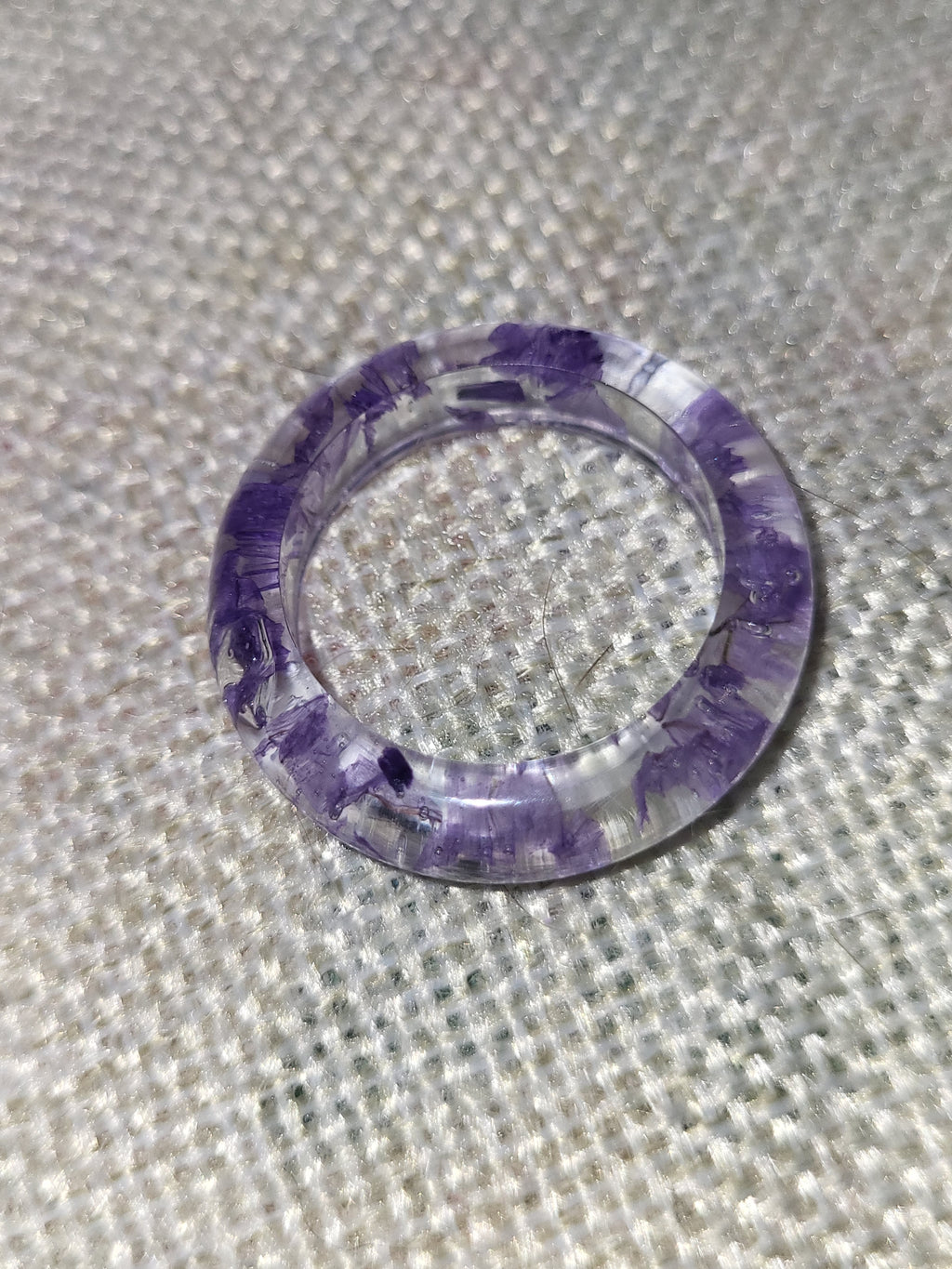 Homemade dried flower rings!