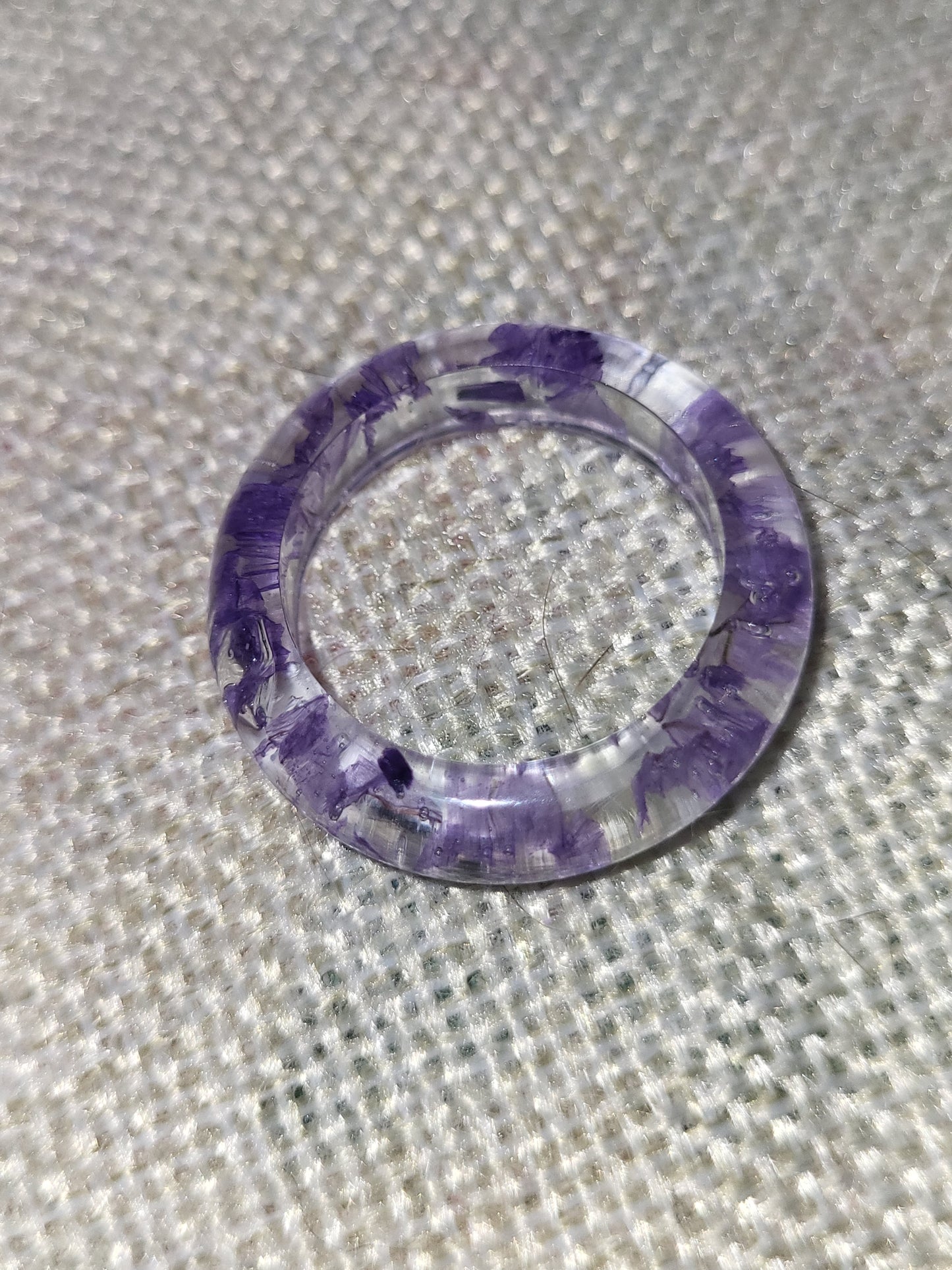 Homemade dried flower rings!