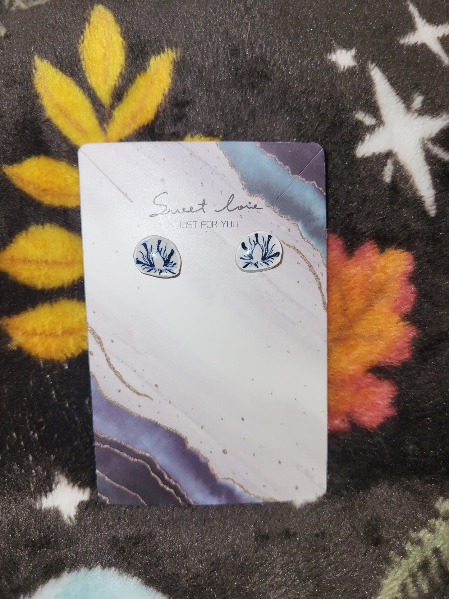 Handmade stud earrings