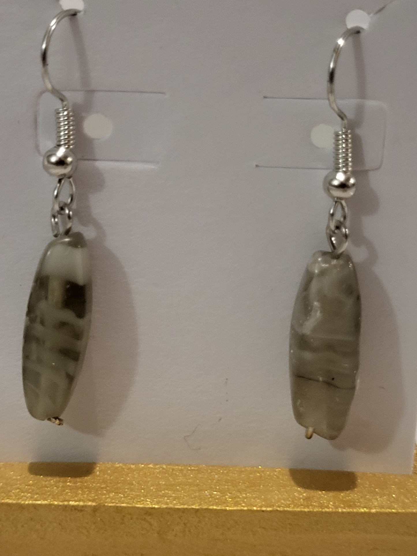 Stone earrings